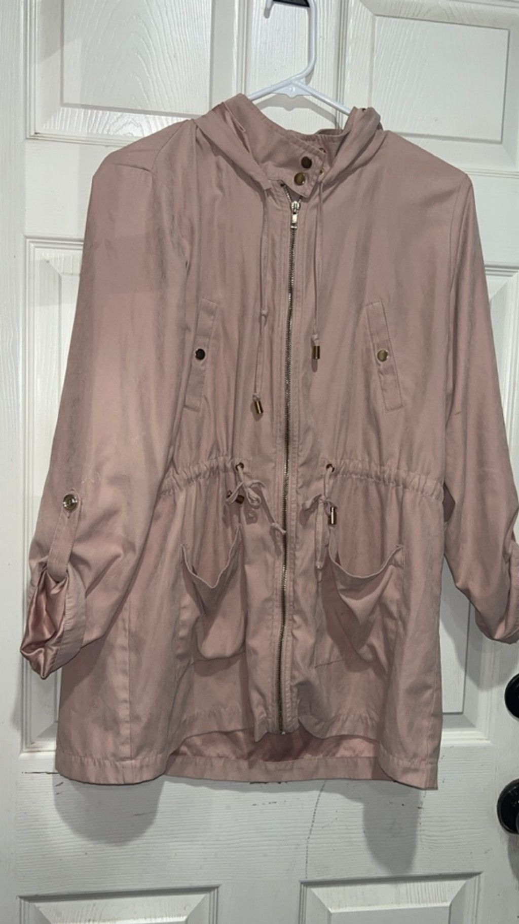 Other Women's CHOCOLATE USA Pink suede like Utility Jacket L Size L / US 10 / IT 46 - 2 Thumbnail