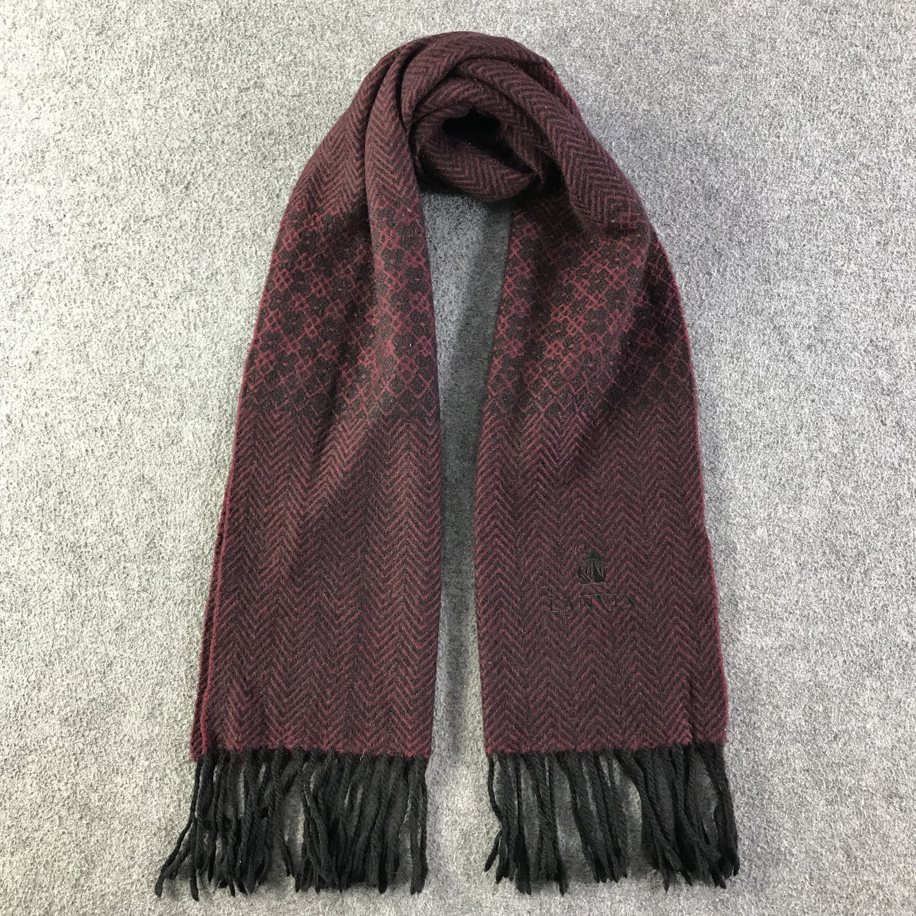 Lanvin Lanvin Wool Scarf / Muffler / Neckwear SS1525 Size ONE SIZE - 1 Thumbnail