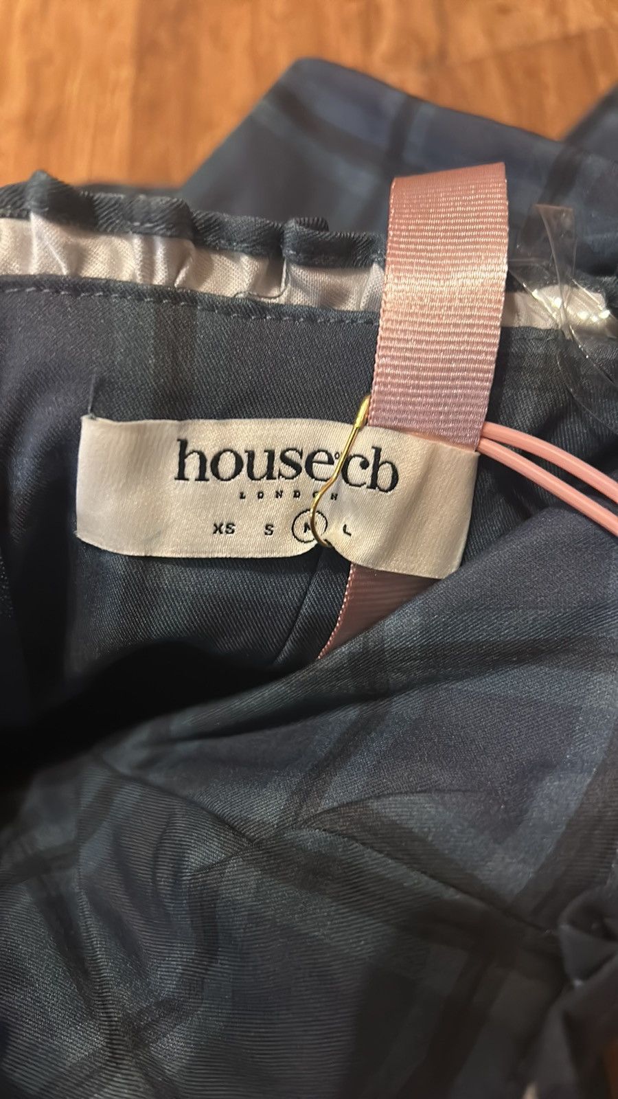 House of CB House of CB DELIA Blue TARTAN Midi Dress size M Size M / US 6-8 / IT 42-44 - 7 Thumbnail