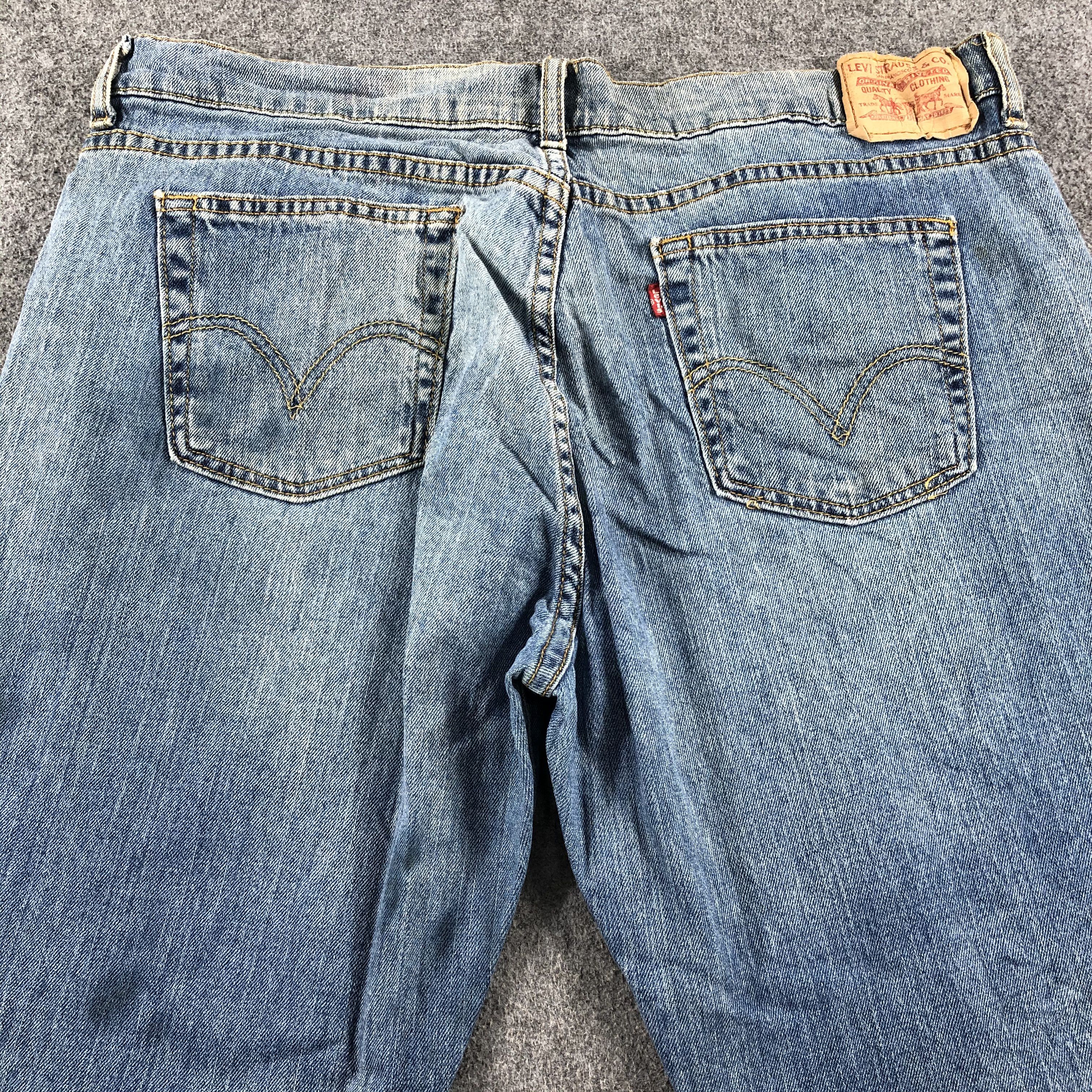 Levi's Vintage Blue Wash Levis 515 Flare Jeans-J2557 Size US 36 / EU 52 - 4 Thumbnail