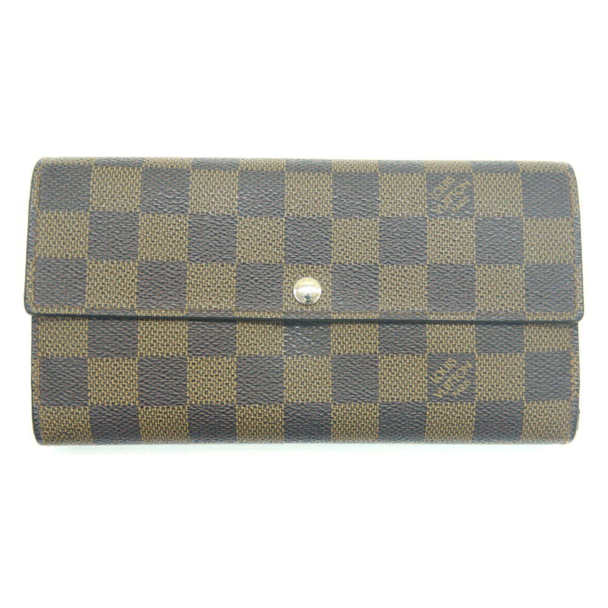 image of Louis Vuitton Portefeuil Sarah Damier Ebene N61734 Y03122, Women's