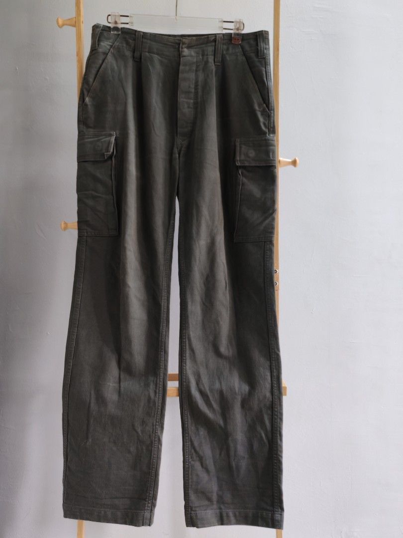 Vintage Vintage Germany army moleskin trousers Size US 34 / EU 50 - 1 Thumbnail