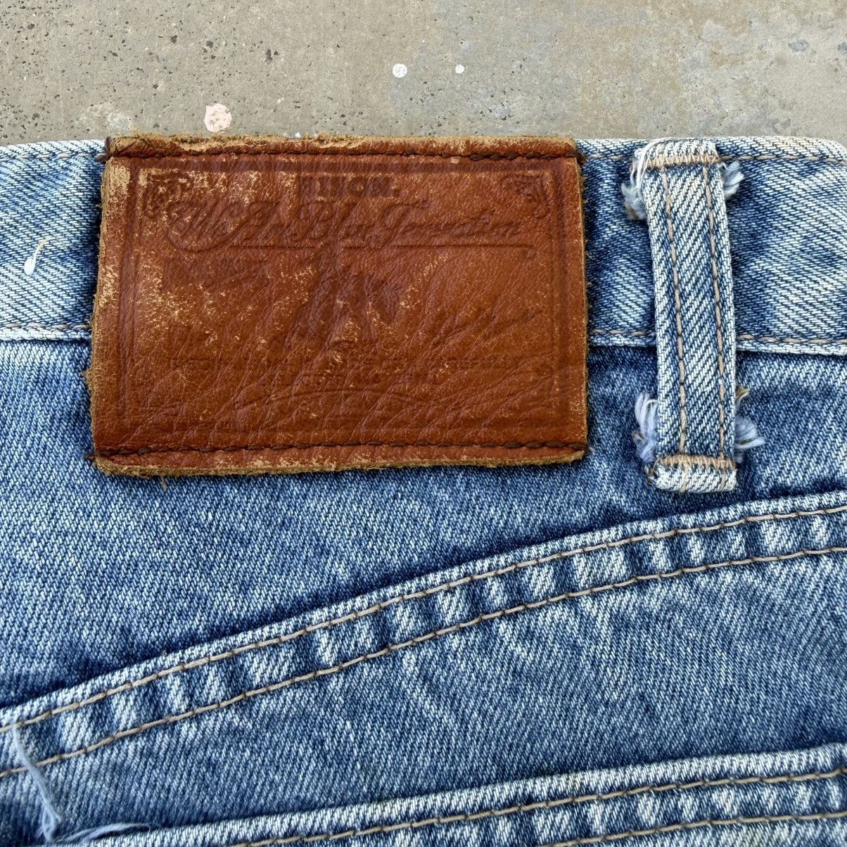 Japanese Brand Vintage Bison Faded Denim Jean Pants W28 Size US 28 / EU 44 - 15 Thumbnail