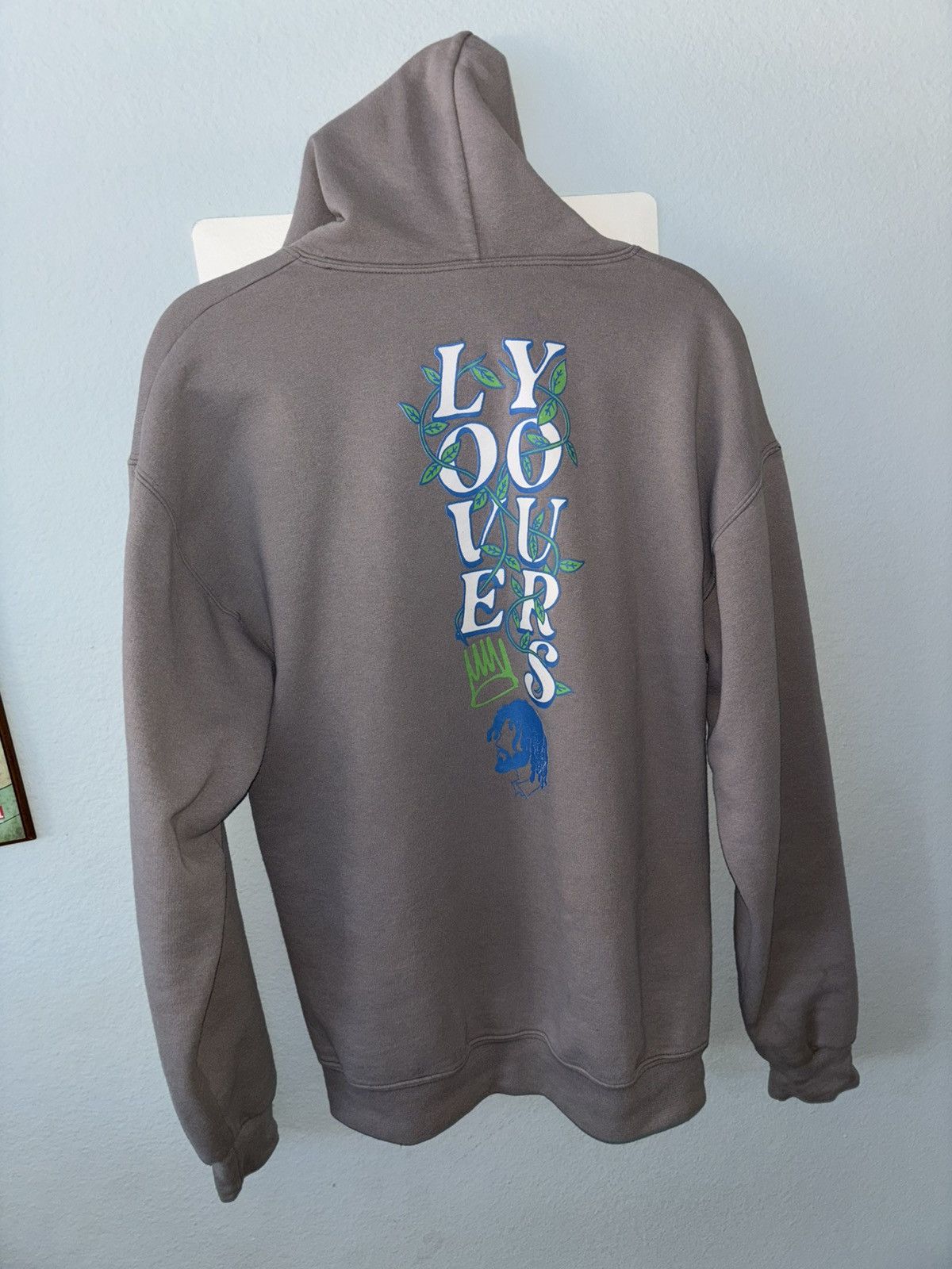 Gildan J. Cole Beauty in the Struggle Grey Hoodie Size US L / EU 52-54 / 3 - 2 Thumbnail