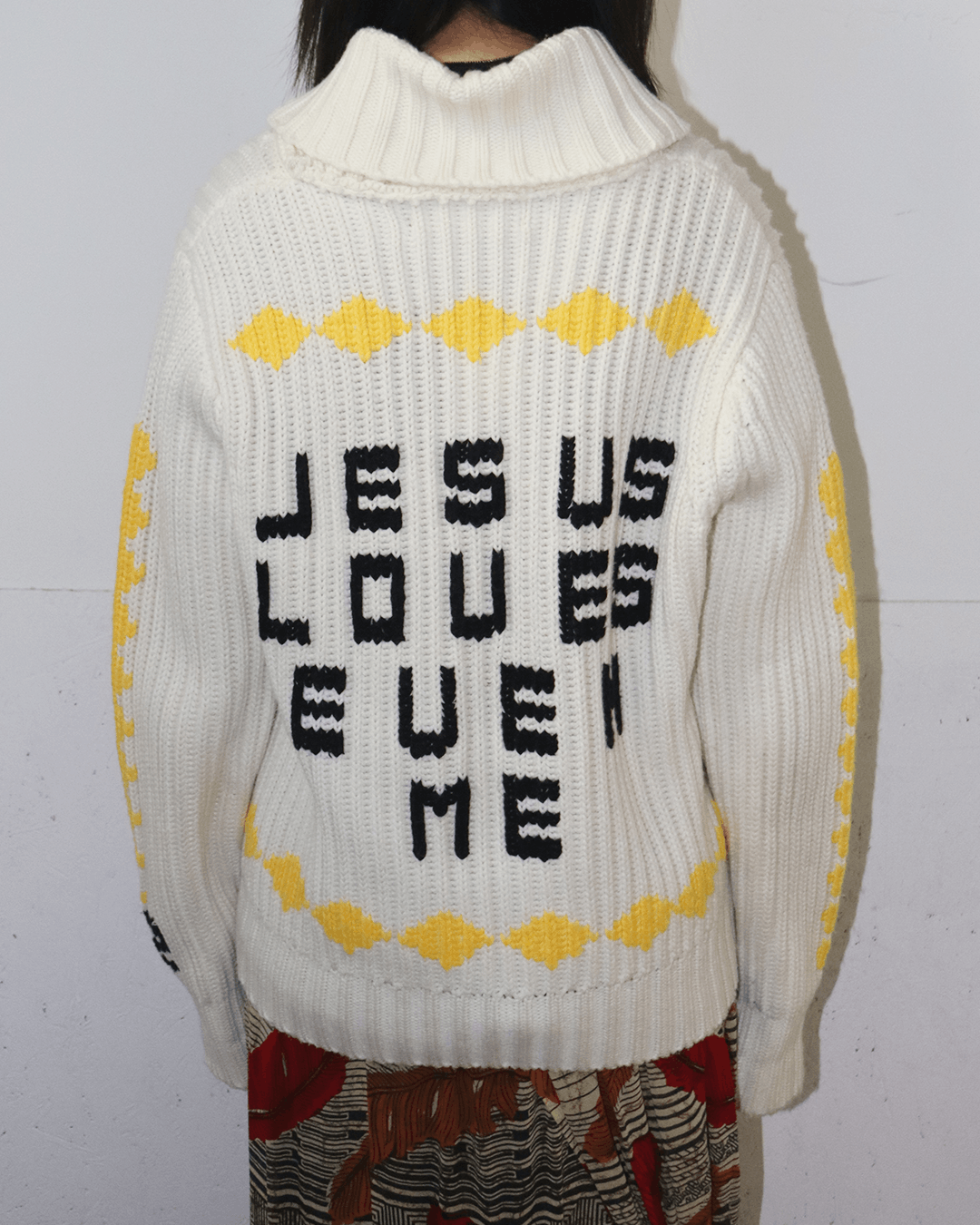 Dsquared2 Dsquared2 AW05 J.L.E.M Cowichan Knit Jacket Size US S / EU 44-46 / 1 - 4 Thumbnail