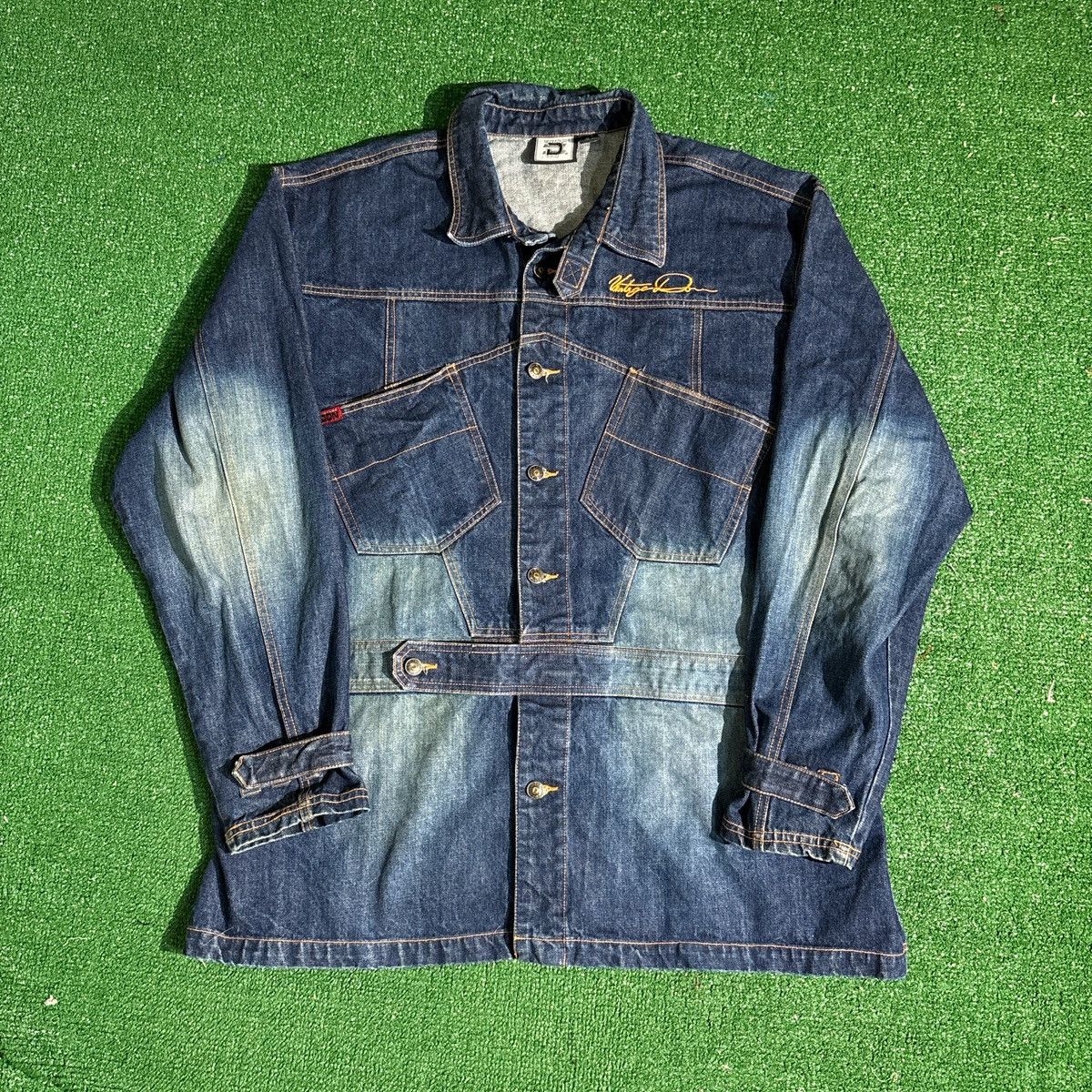 Vintage Crazy Y2K Baggy Oversized Vintage Don Denim Jacket Size XL Size US XL / EU 56 / 4 - 1 Thumbnail