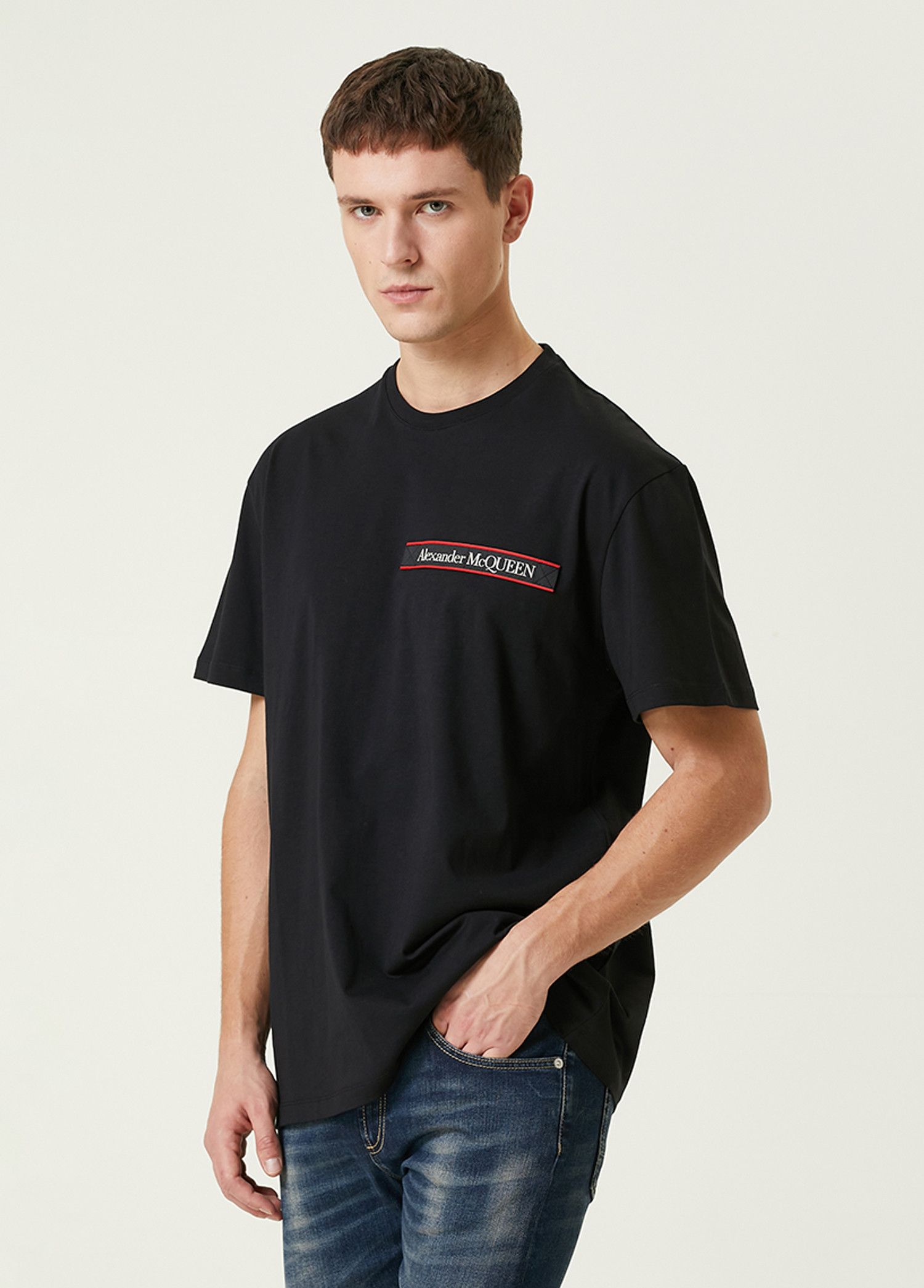 Alexander McQueen o1y1024 T-Shirt In Black Size US M / EU 48-50 / 2 - 3 Thumbnail