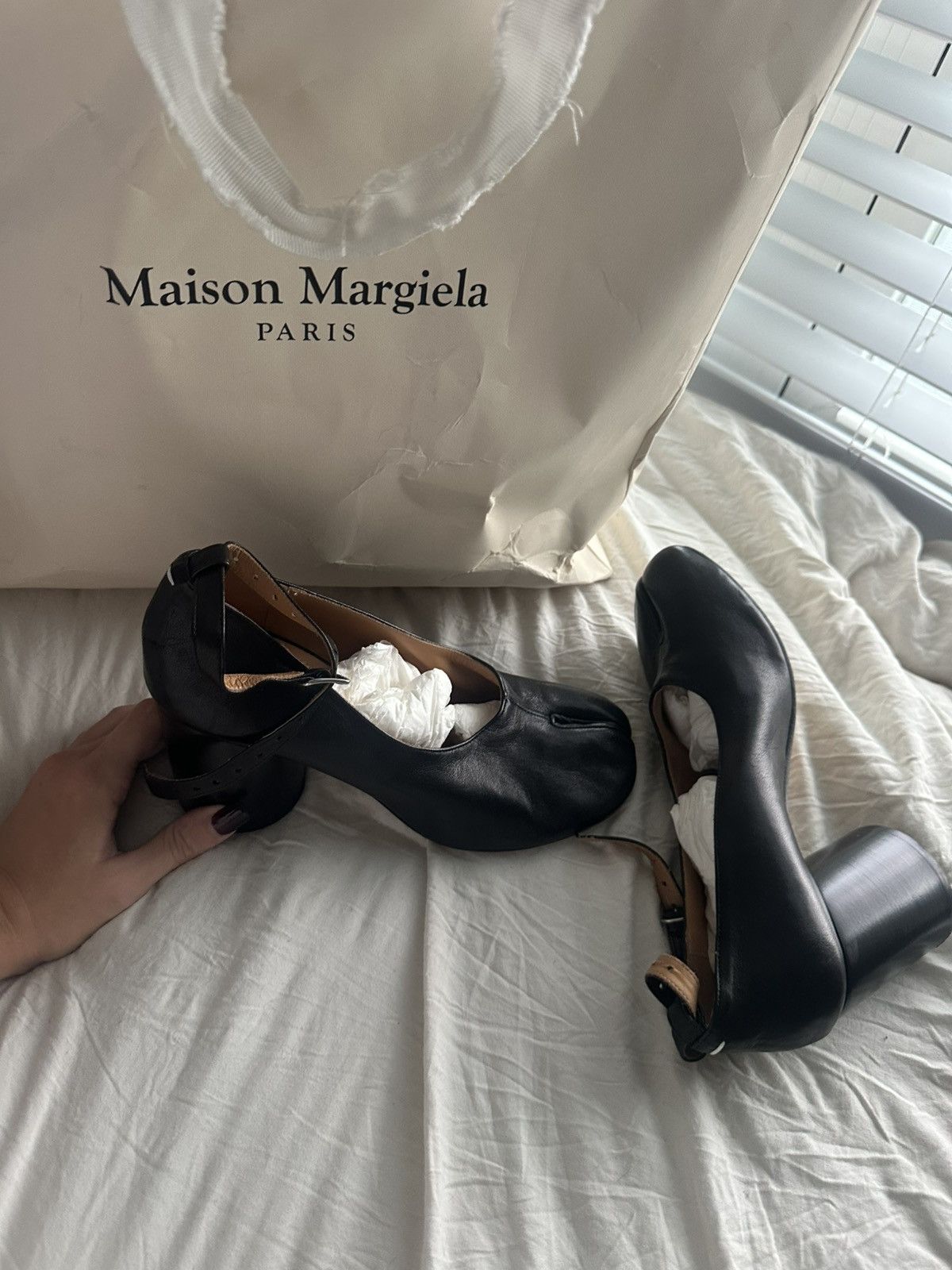 Maison Margiela Maison Margiela Tabi Mary Jane Heels — Size 39 (US 9) Size US 9 / IT 39 - 1 Thumbnail