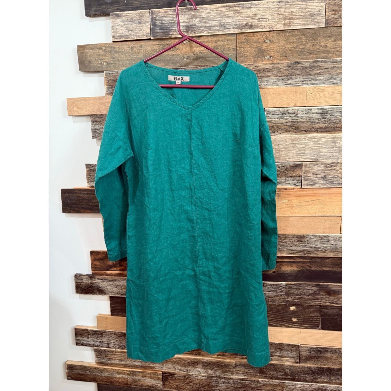 FLAX Flax NWOT linen green dress pockets size S Size S / US 4 / IT 40 - 2 Thumbnail