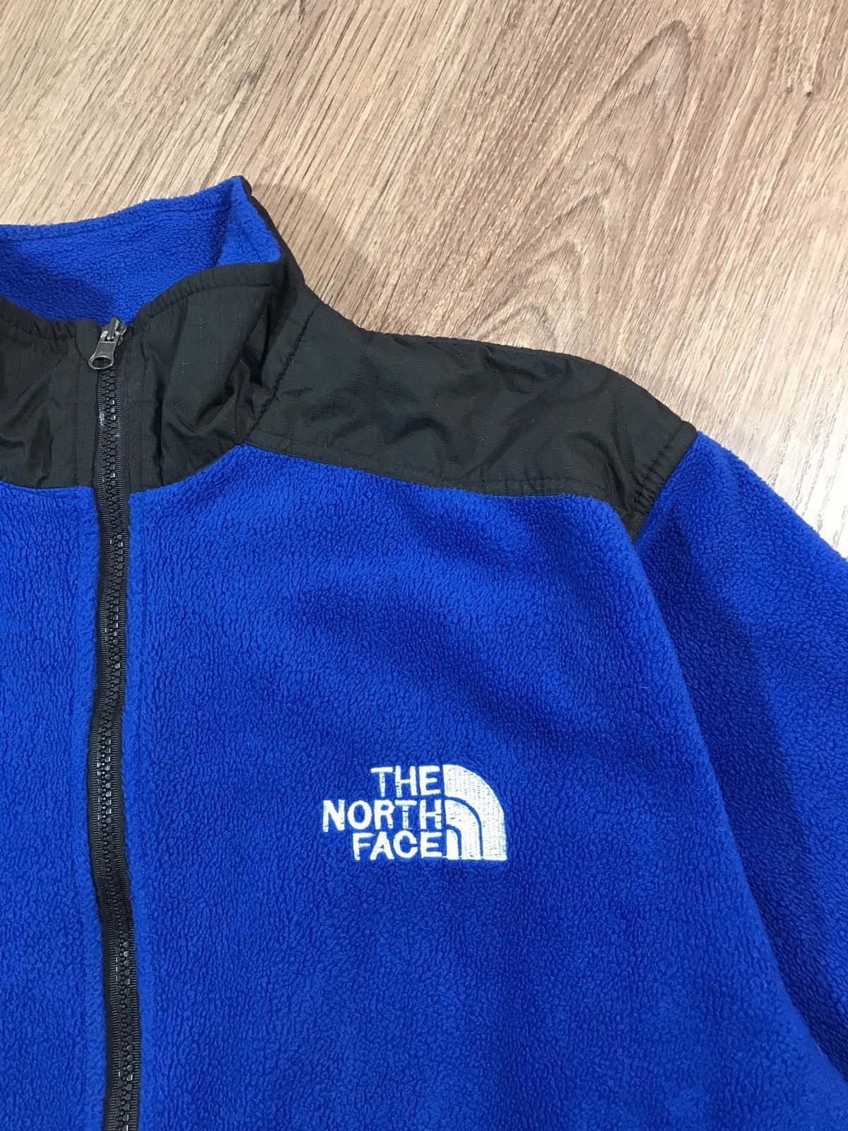 The North Face × Vintage Vintage The North Face 90s Retro Nylon Fleece Jacket Size US XL / EU 56 / 4 - 5 Thumbnail