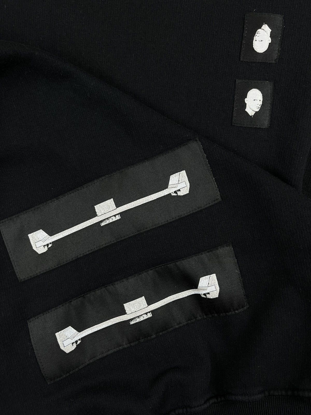 Rick Owens FW18 Rick Owens Patchwork Crewneck Sweatshirt Size US S / EU 44-46 / 1 - 3 Thumbnail