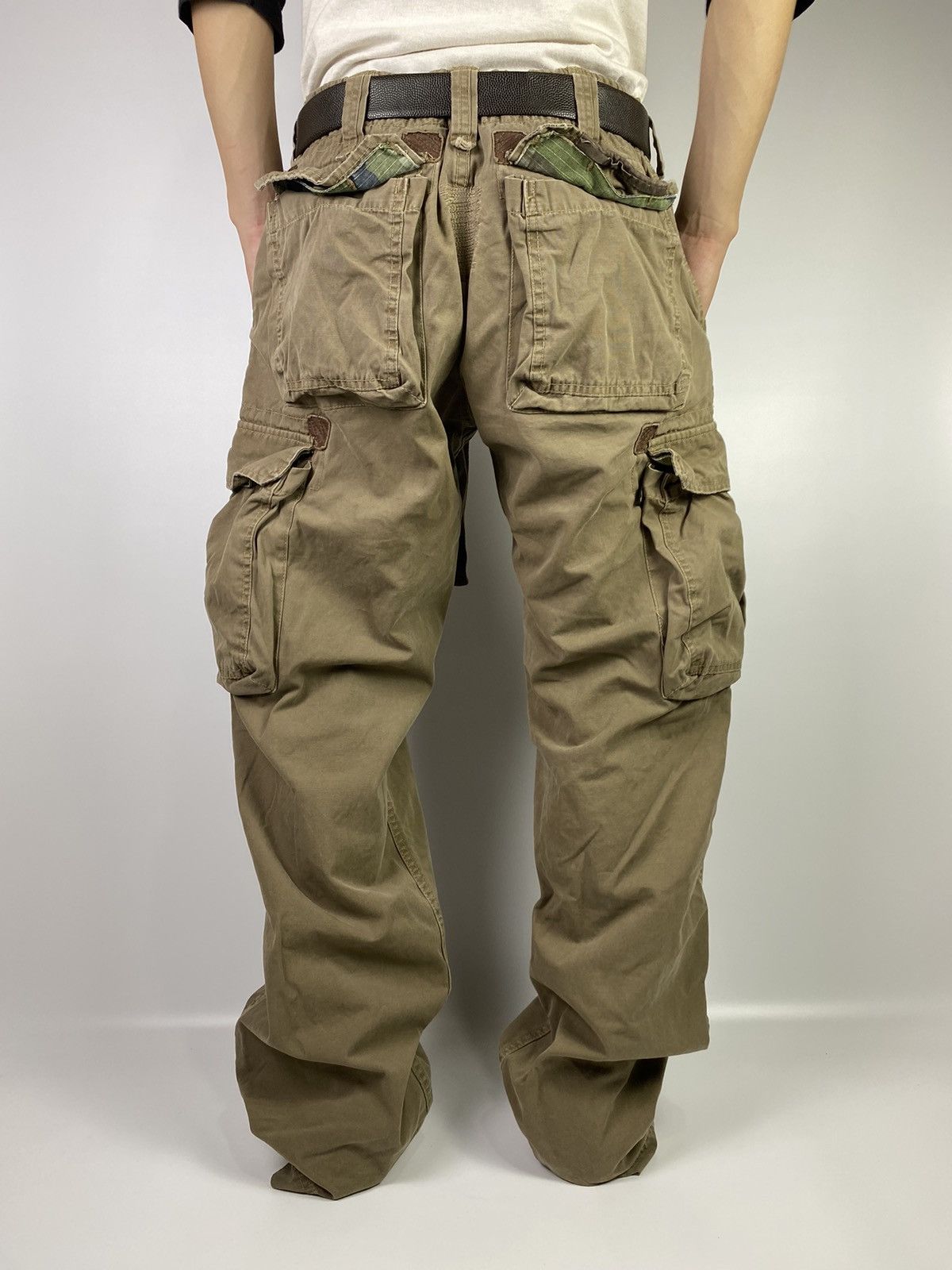 Alpha Industries × Vintage Alpha industries cargo adjustable patchwork pant Size US 33 - 5 Thumbnail