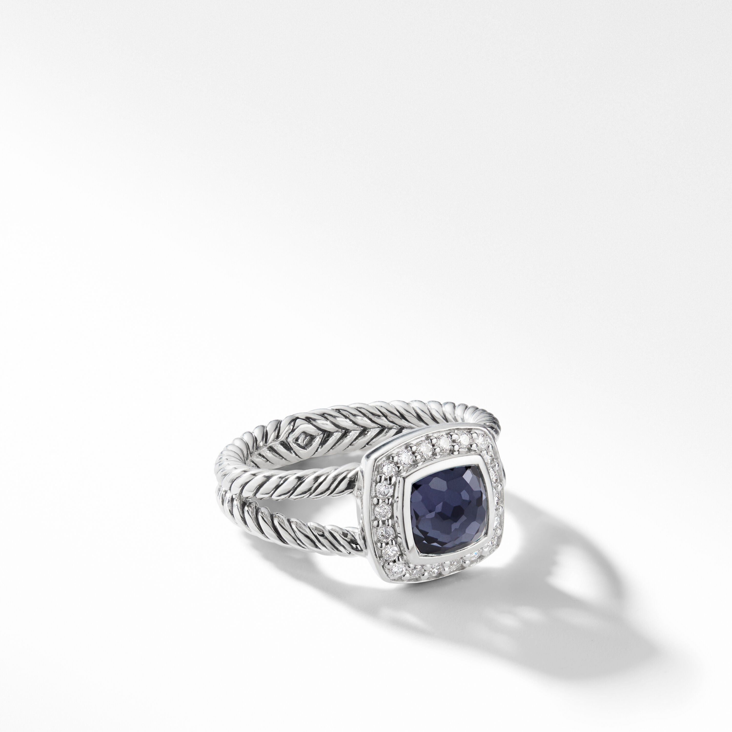 David Yurman o1w1db10526 R07443D Size:9/ Petite Albion Ring in Silver Size ONE SIZE - 1 Thumbnail