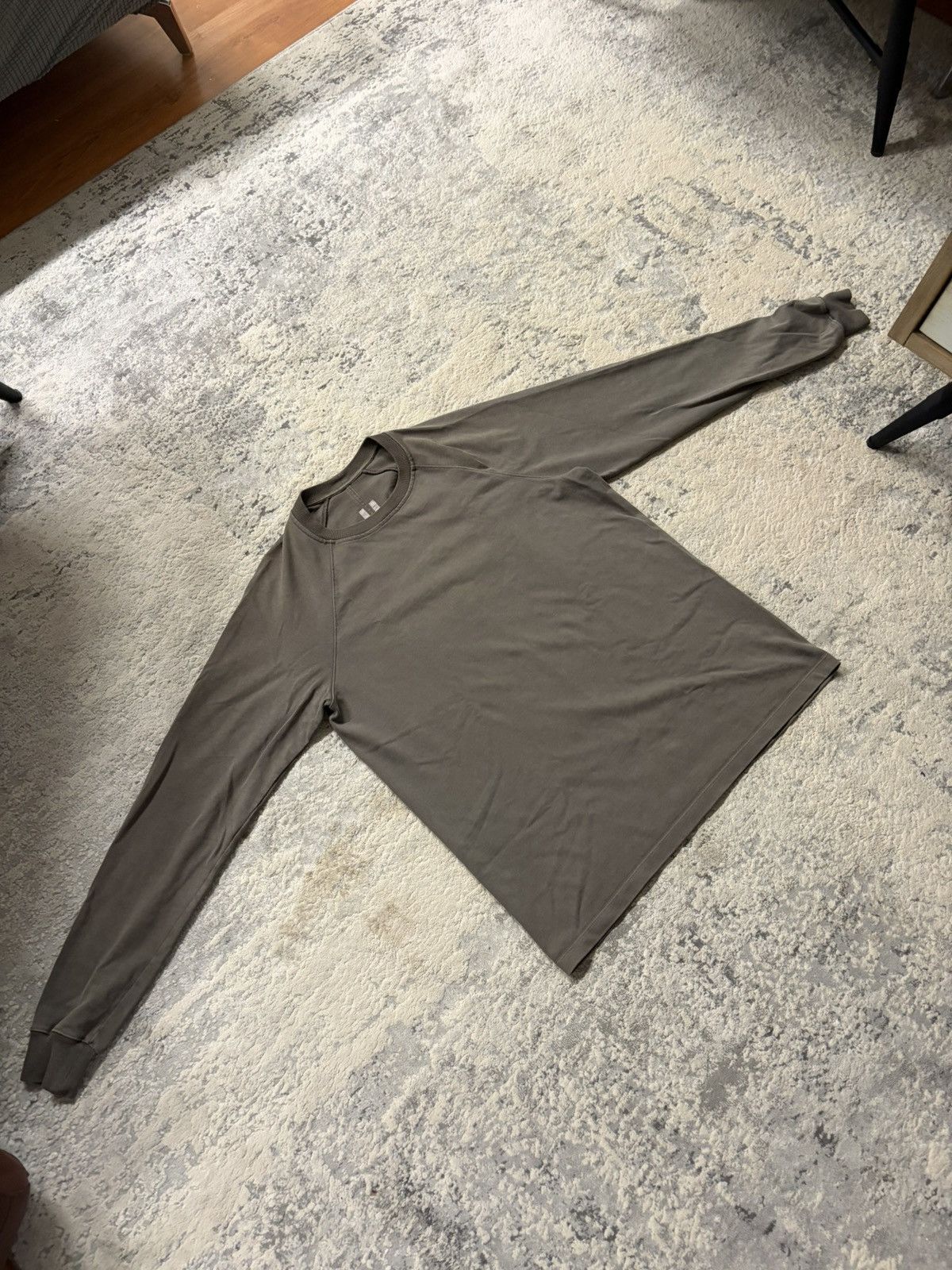 Rick Owens Mainline FW22 Strobe Oversized Heavyweight Tee Shirt Size US XS / EU 42 / 0 - 11 Thumbnail
