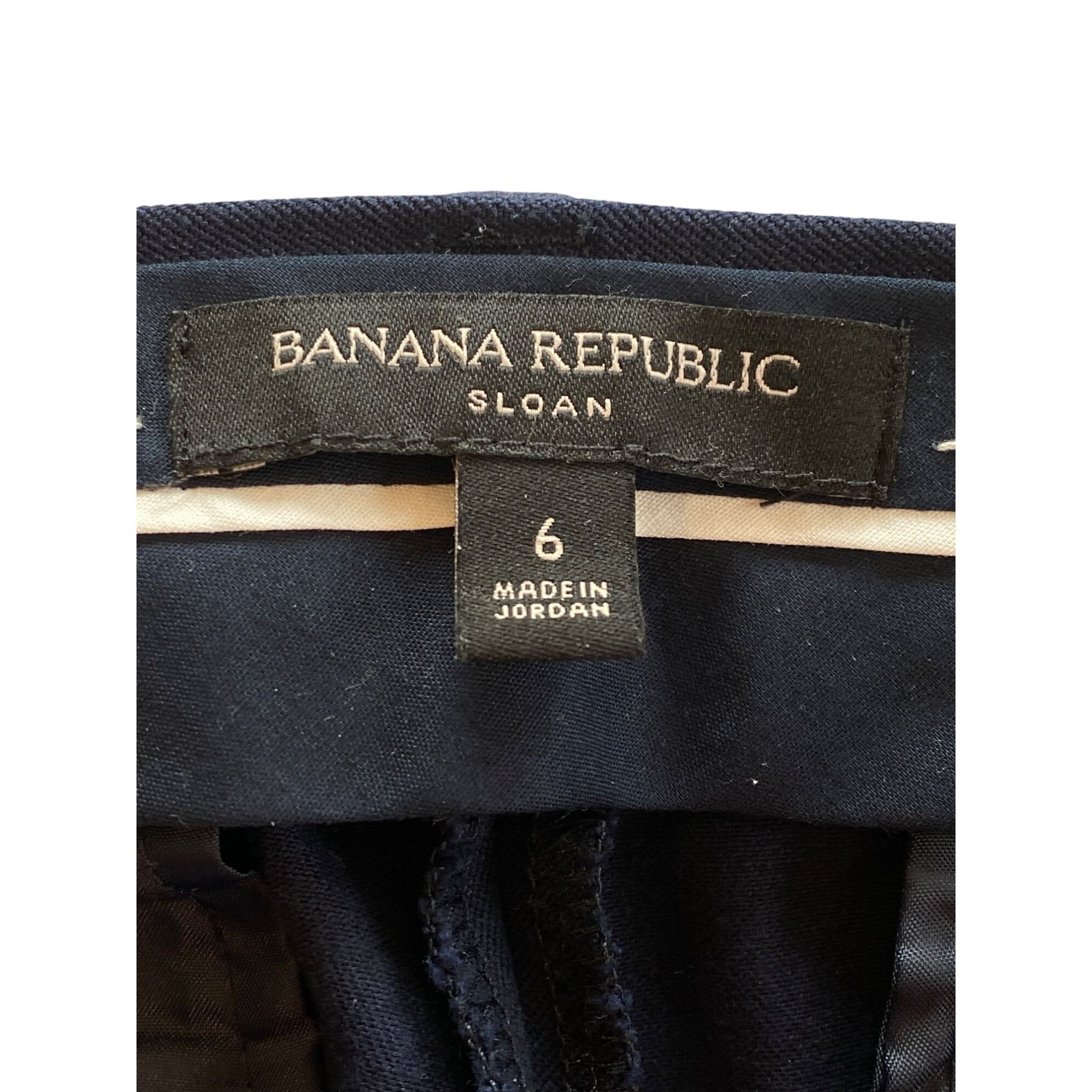 Banana Republic Banana Republic Sloan Pants Navy Women's 6 Work Casual Size 28" / US 6 / IT 42 - 7 Thumbnail