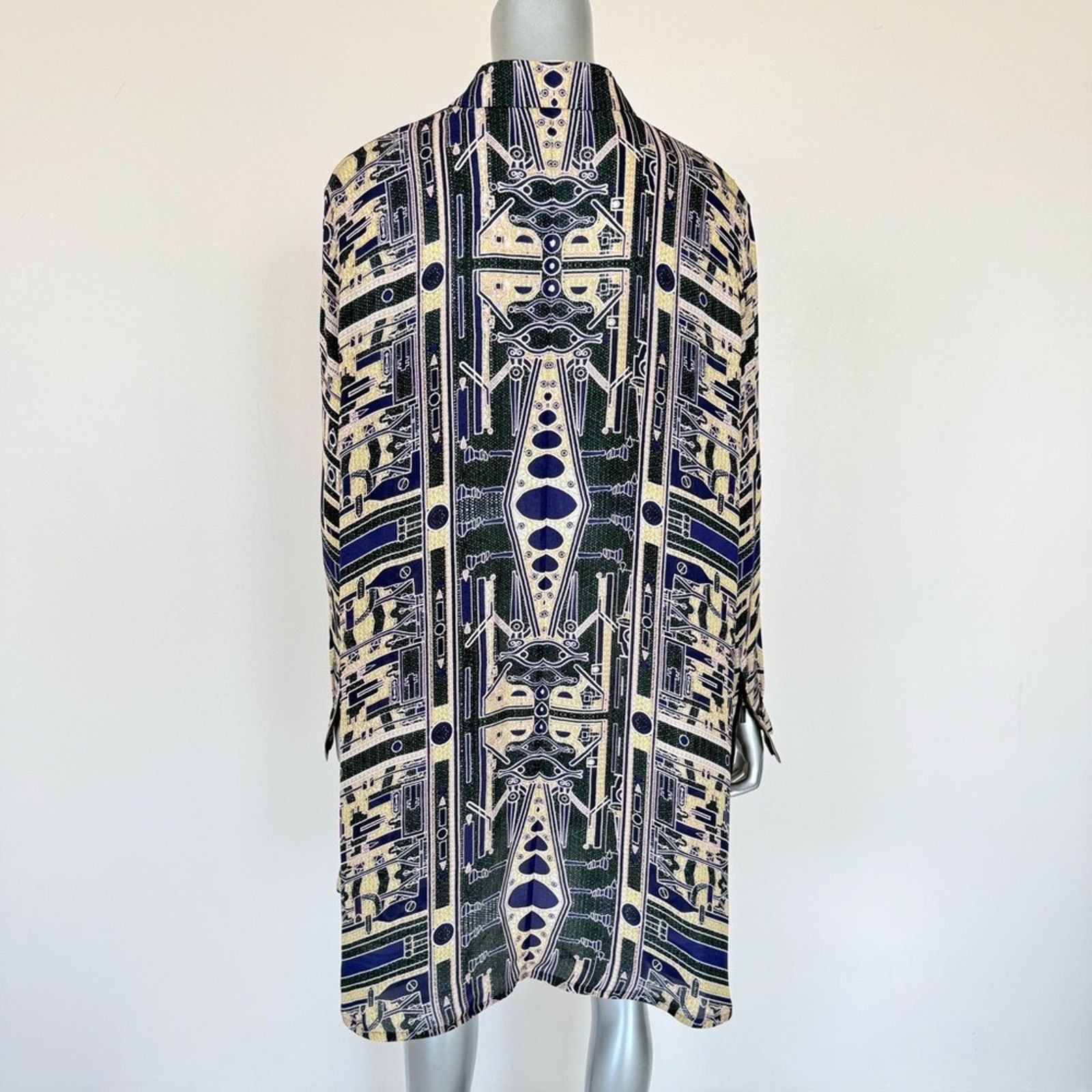Mary Katrantzou MARY KATRANTZOU women silk dress size L Retail 1800$ Size L / US 10 / IT 46 - 4 Thumbnail