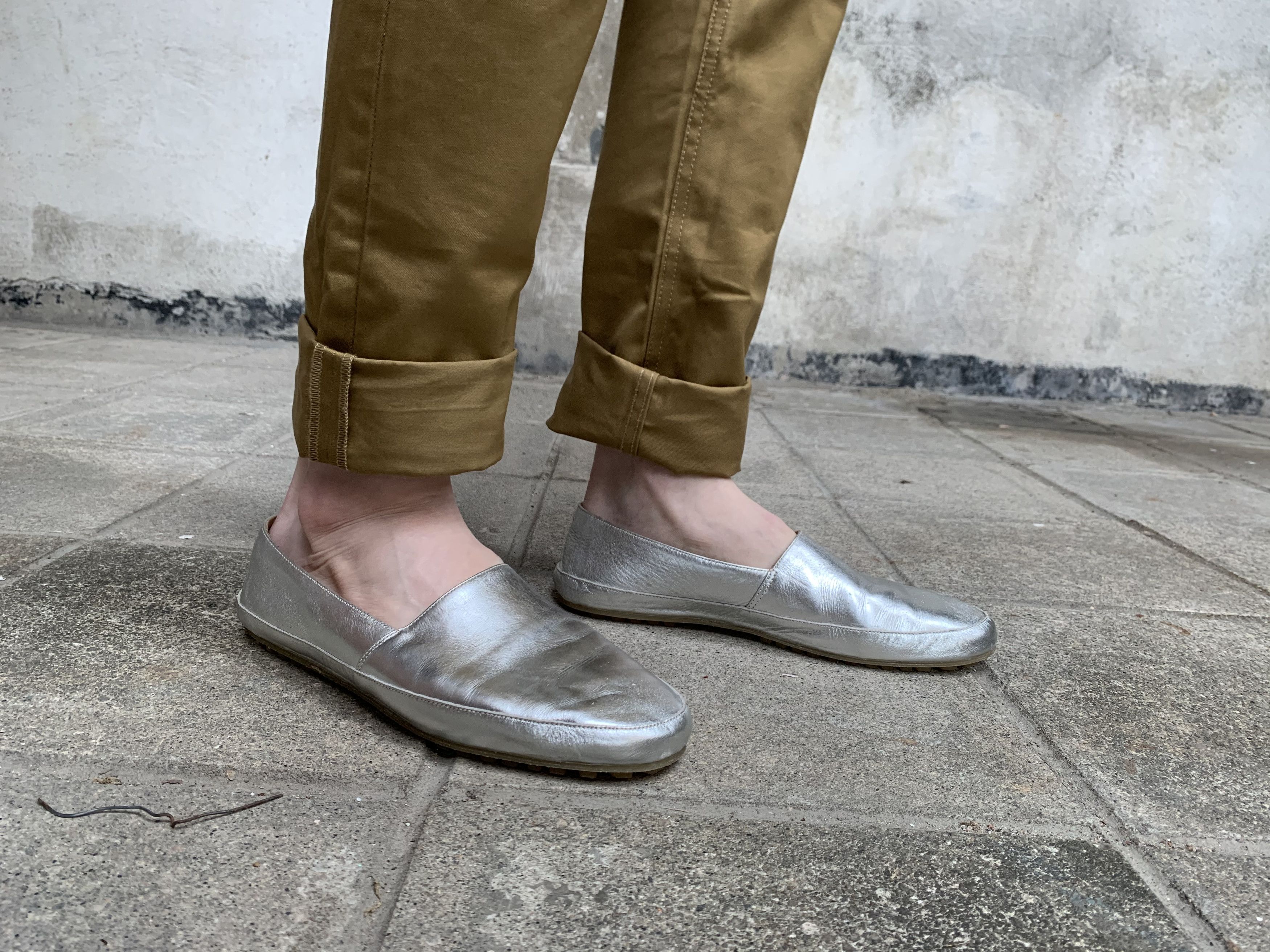 Maison Margiela Maison Margiela Line 22 Silver Loafer Size US 10 / EU 43 - 1 Thumbnail