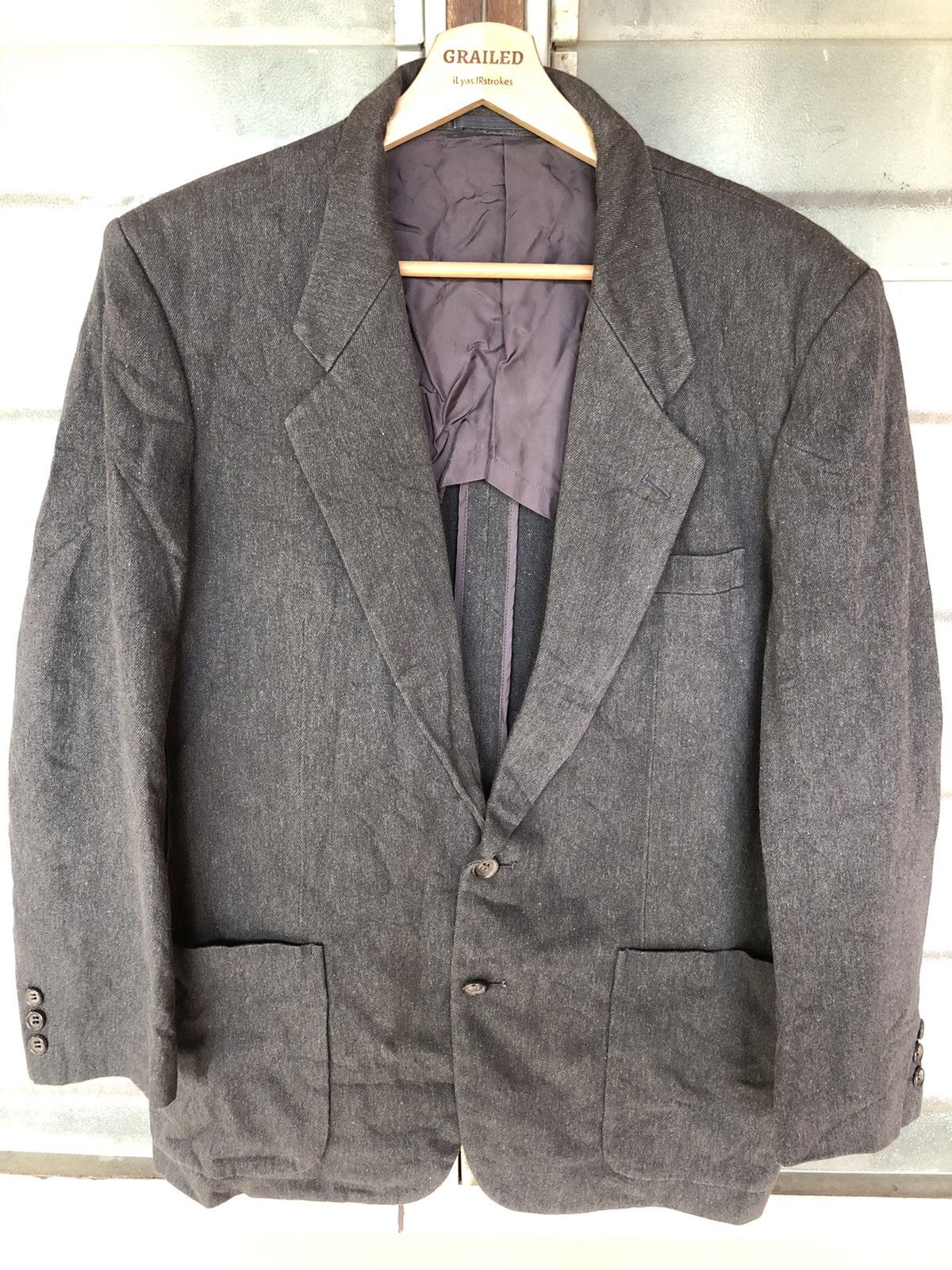 Comme des Garcons Vintage HS-02006M Comme Des Garçons Homme Men’s Coat Jacket Size US M / EU 48-50 / 2 - 2 Thumbnail