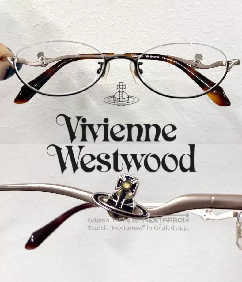 Vivienne Westwood Saturn Logo Sunglasses in Brown, Women's