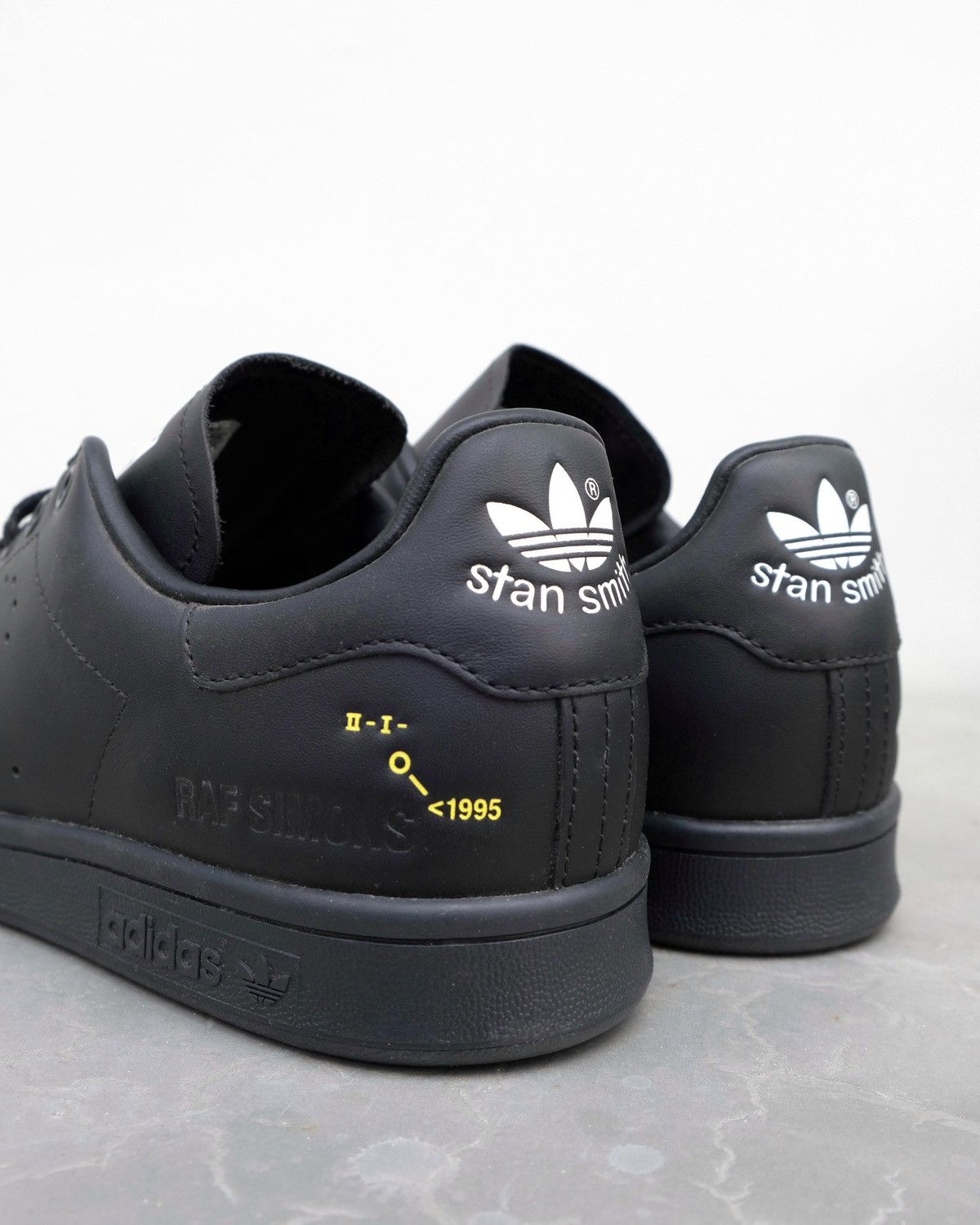 Adidas × Raf Simons RAF SIMONS x ADIDAS Black Stan Smith Shoes Size US 8 / EU 41 - 5 Thumbnail