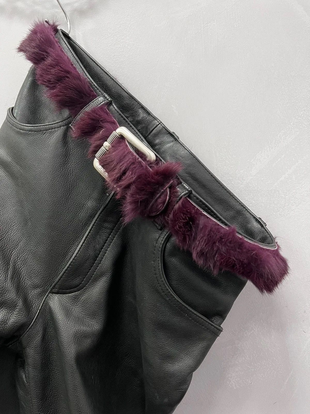Other Vintage legrandebleu style fur leather belt hype y2k Size ONE SIZE - 6 Thumbnail