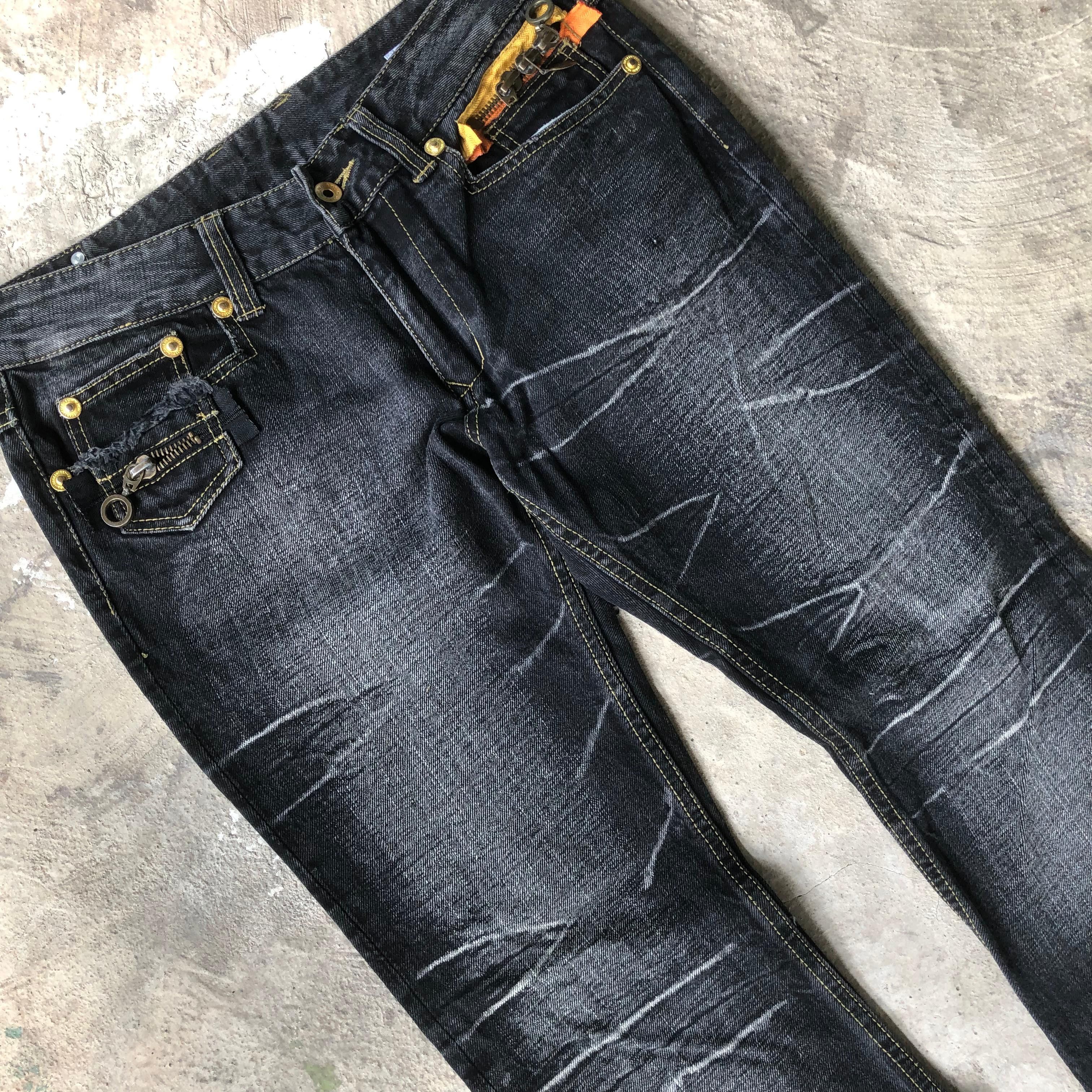 If Six Was Nine × Le Grande Bleu (L.G.B.) × semanticdesign Semantic Design Multi Zipper Machine Flared Size US 32 / EU 48 - 6 Thumbnail