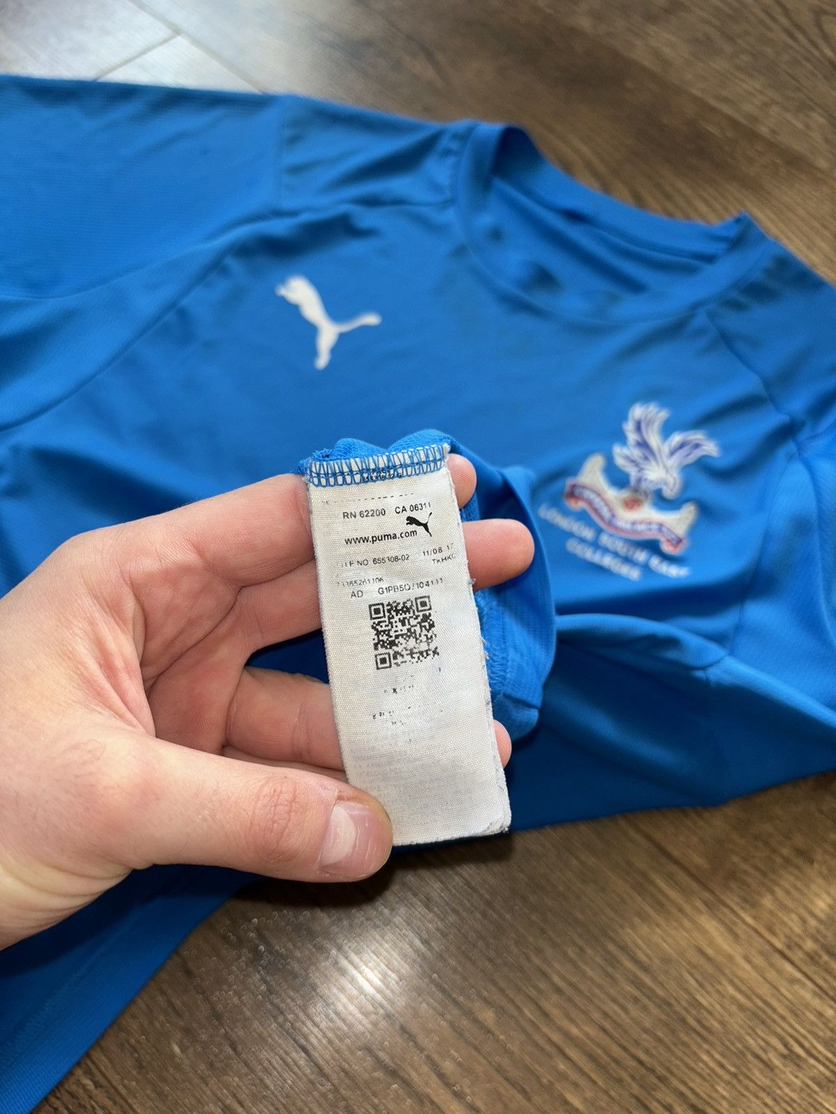 Puma Crystal Palace Puma Jersey Size M Football Blue Shirt Size US M / EU 48-50 / 2 - 5 Thumbnail