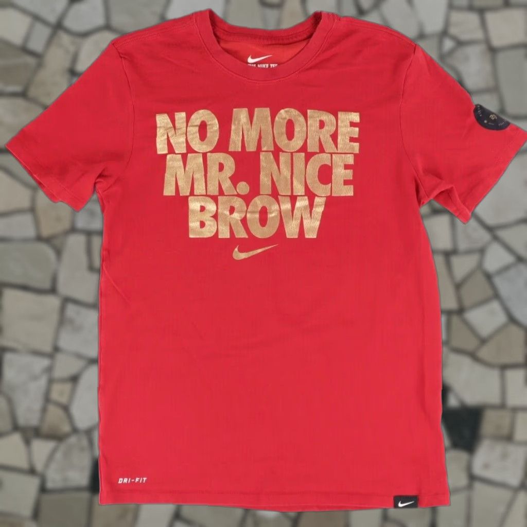 Nike Nike Shirt Men Red "Anthony Davis No More Mr Nice Brow" T-Shirt M Size US M / EU 48-50 / 2 - 1 Thumbnail