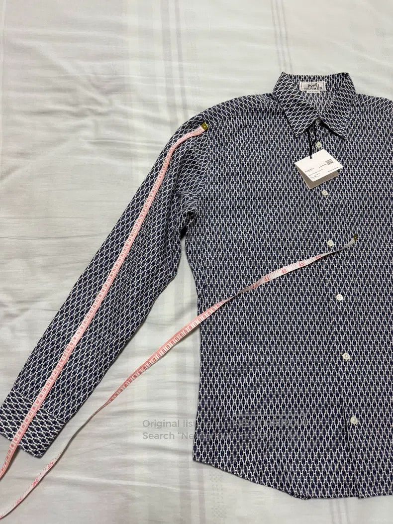 Hermes Hermes size 40 Linen shirt Size US XXS / EU 40 - 6 Thumbnail