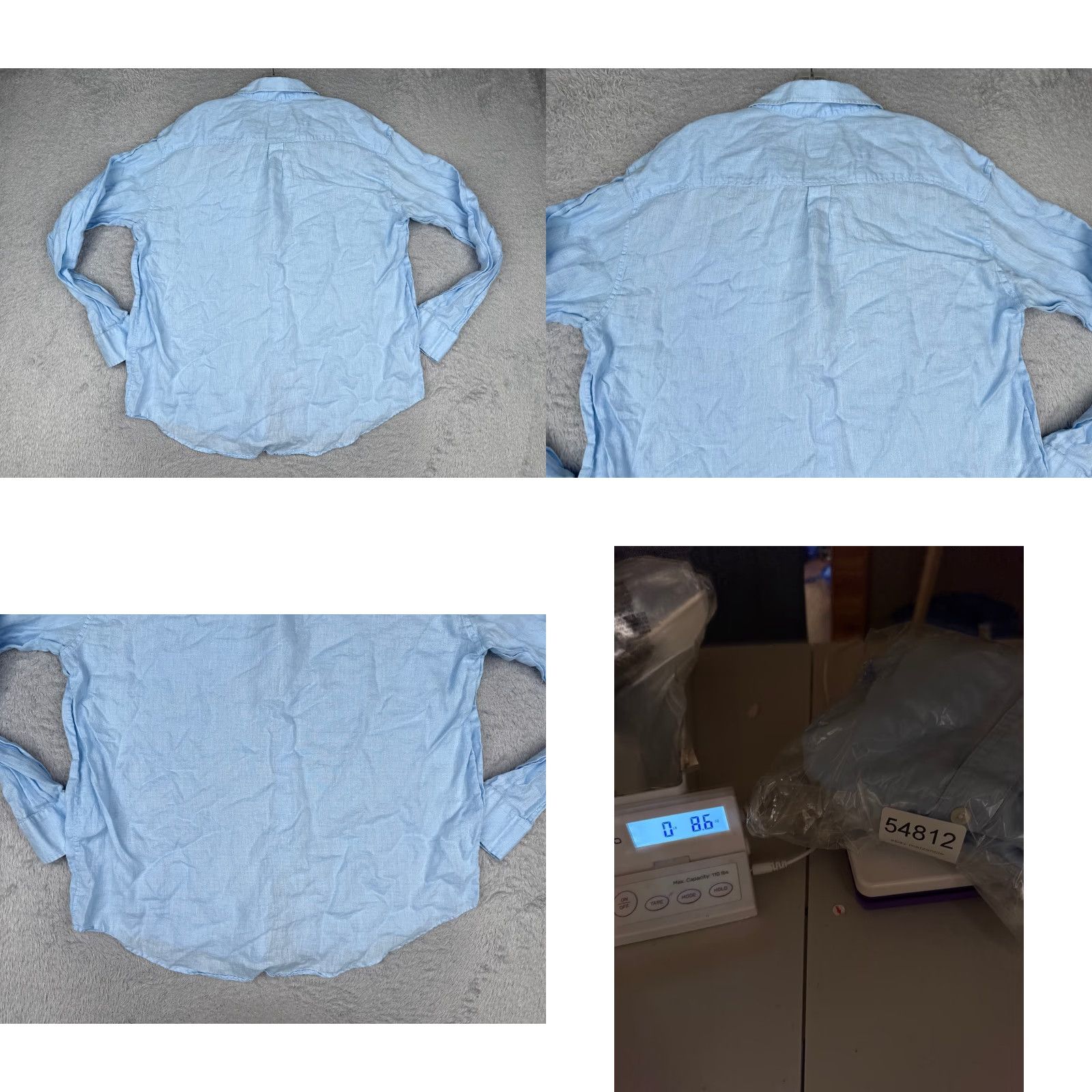 Guy Harvey Guy Harvey Brand Shirt Men Extra Large Blue 100% Linen Button Up Long Sleeve Size US XL / EU 56 / 4 - 9 Thumbnail