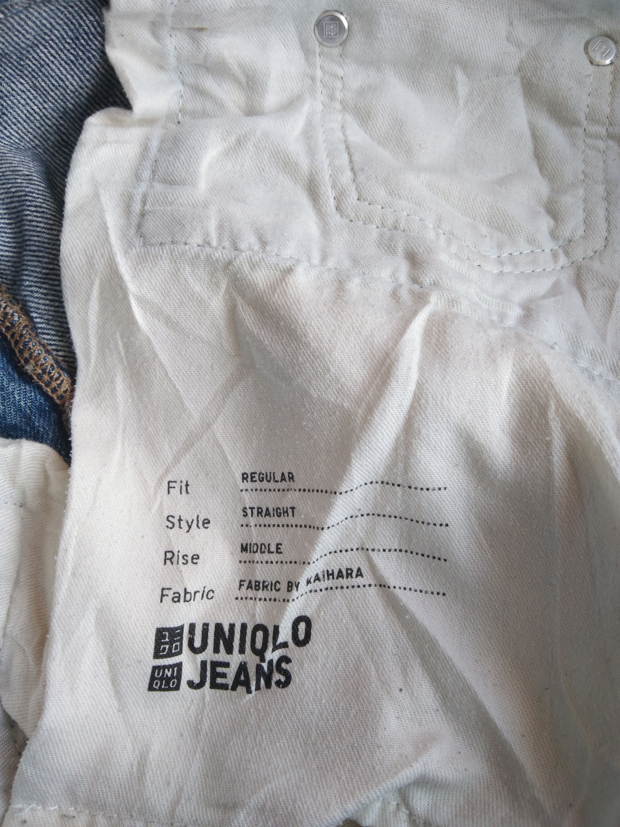 Uniqlo Vintage Japanese Uniqlo Faded Blue Distressed Jeans 32x31 Size US 32 / EU 48 - 9 Thumbnail