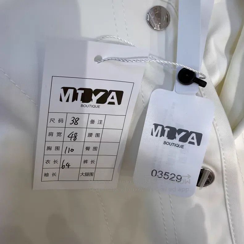 Hermes Hermes White Diamond Pocket Round Neck Jacket Size XS / US 0-2 / IT 36-38 - 6 Thumbnail