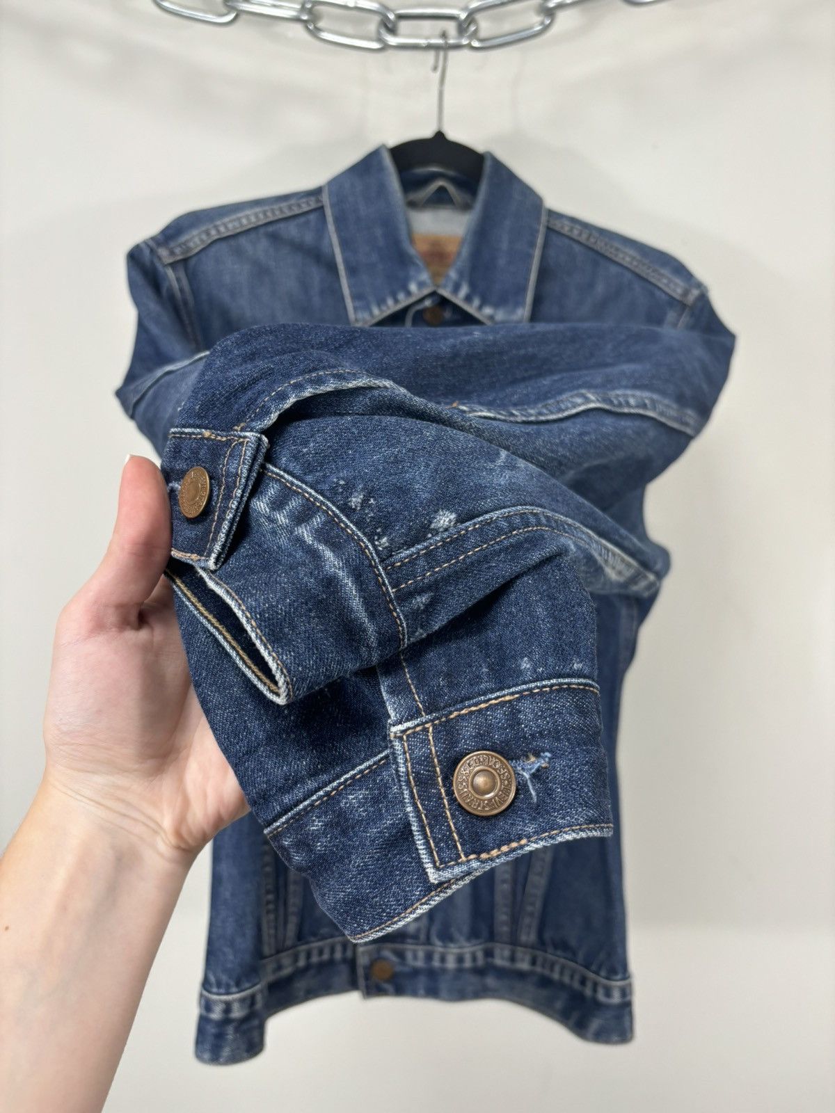 Levi's Vintage Levi’s Men’s USA Hype Blue Denim Jacket Size US M / EU 48-50 / 2 - 9 Thumbnail
