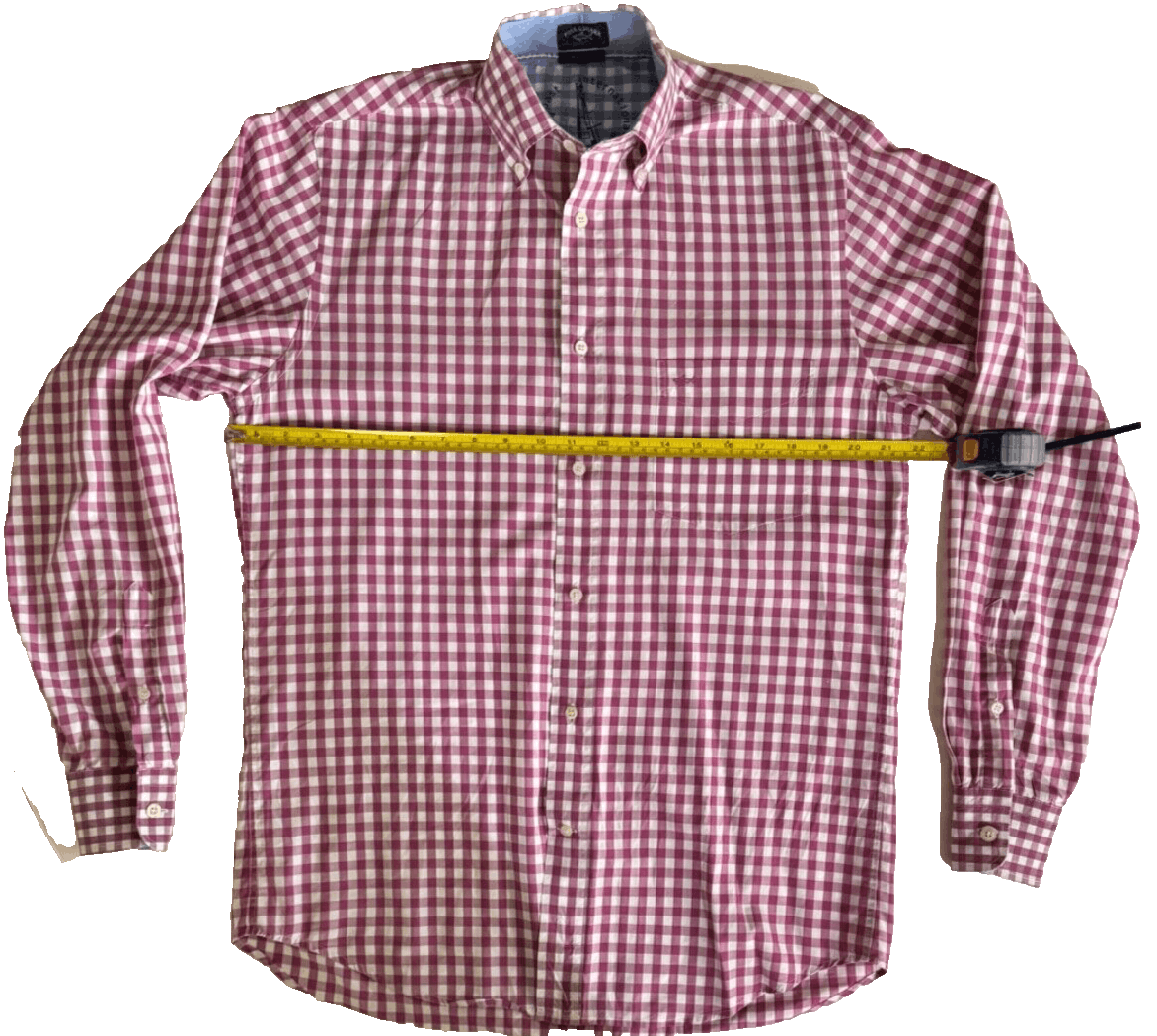 Paul & Shark Paul & Shark Red Check Cotton Button Down Gingham Mens Size US M / EU 48-50 / 2 - 4 Thumbnail