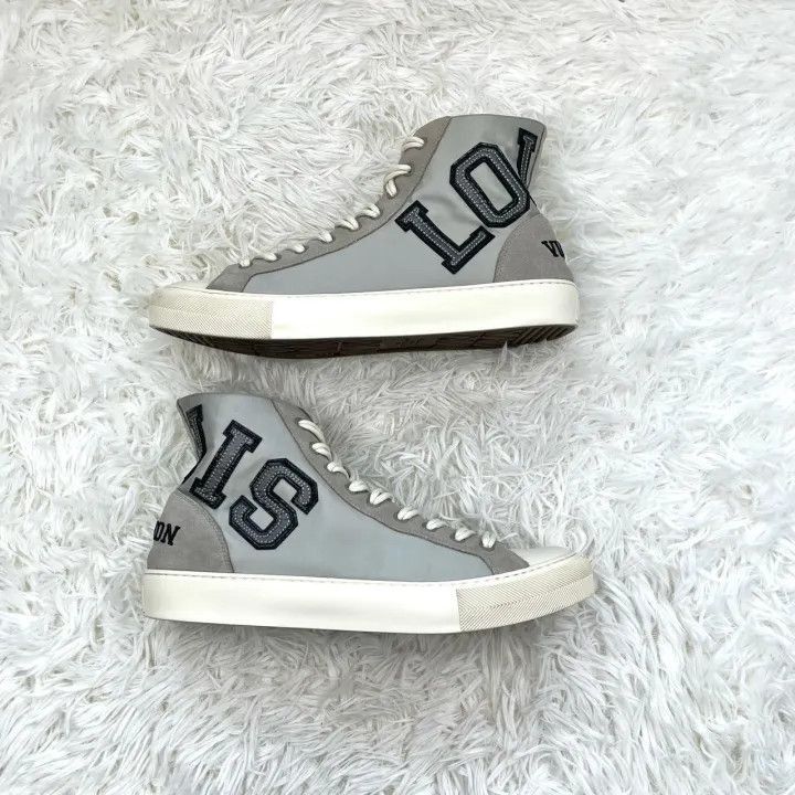 Louis Vuitton Louis Vuitton Gray High-Top Casual Shoes -2508 Size US 8 / EU 41 - 5 Thumbnail