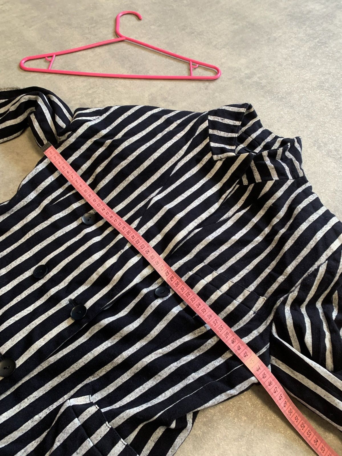 Escada Escada womens wool blazer jacket size 40 striped Size S / US 4 / IT 40 - 4 Thumbnail