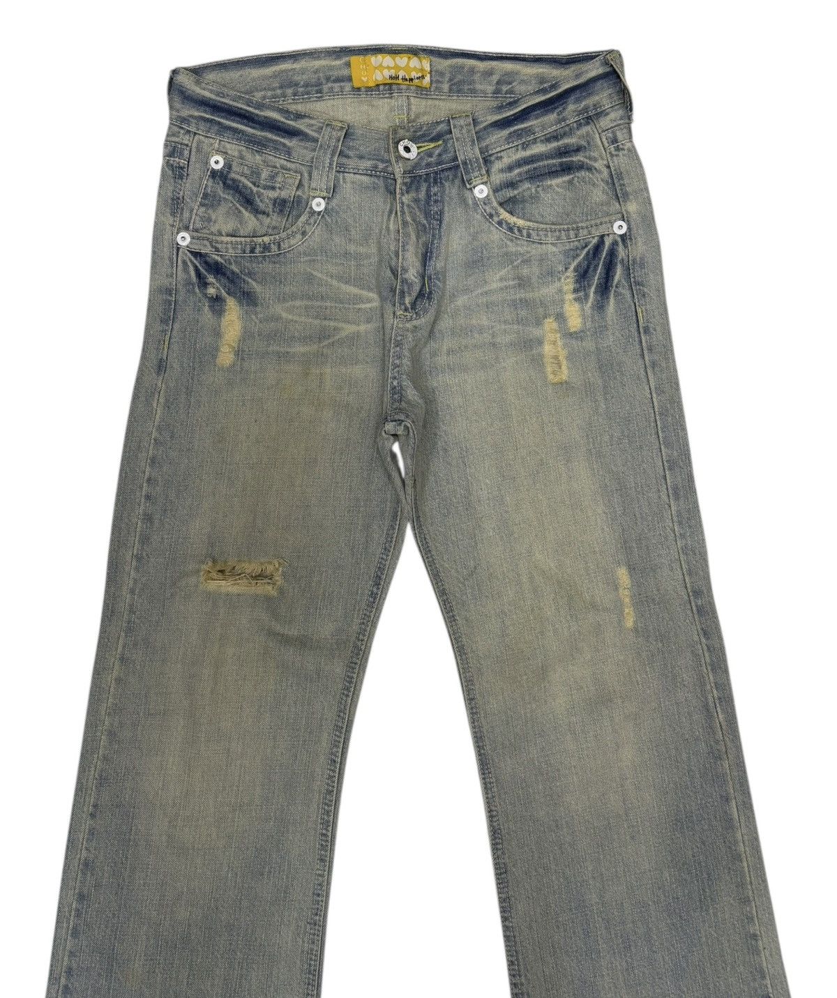 GOSTAR DE FUGA Flare Jeans Mud Wash Chouette Rusty Jeans Size US 31 - 5 Thumbnail