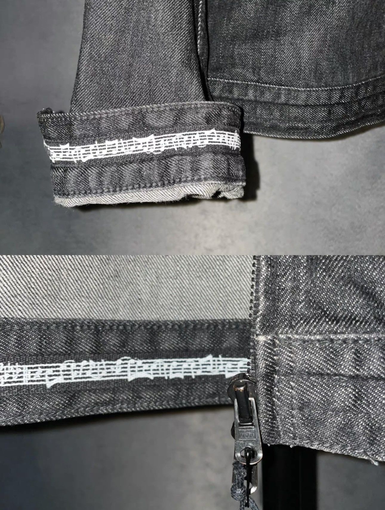 Number (N)ine Number (N)ine PAIN tag phonetic symbol denim jacket Size US M / EU 48-50 / 2 - 5 Thumbnail