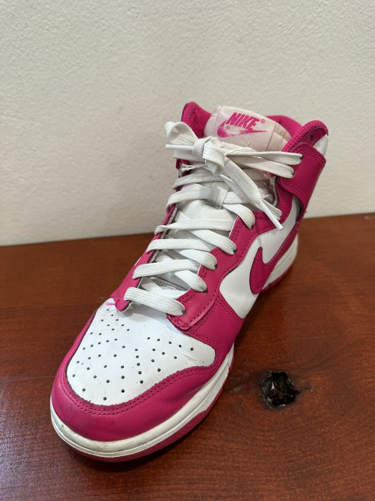 Nike Nike Dunk High PINK Size US 7 / IT 37 - 5 Thumbnail
