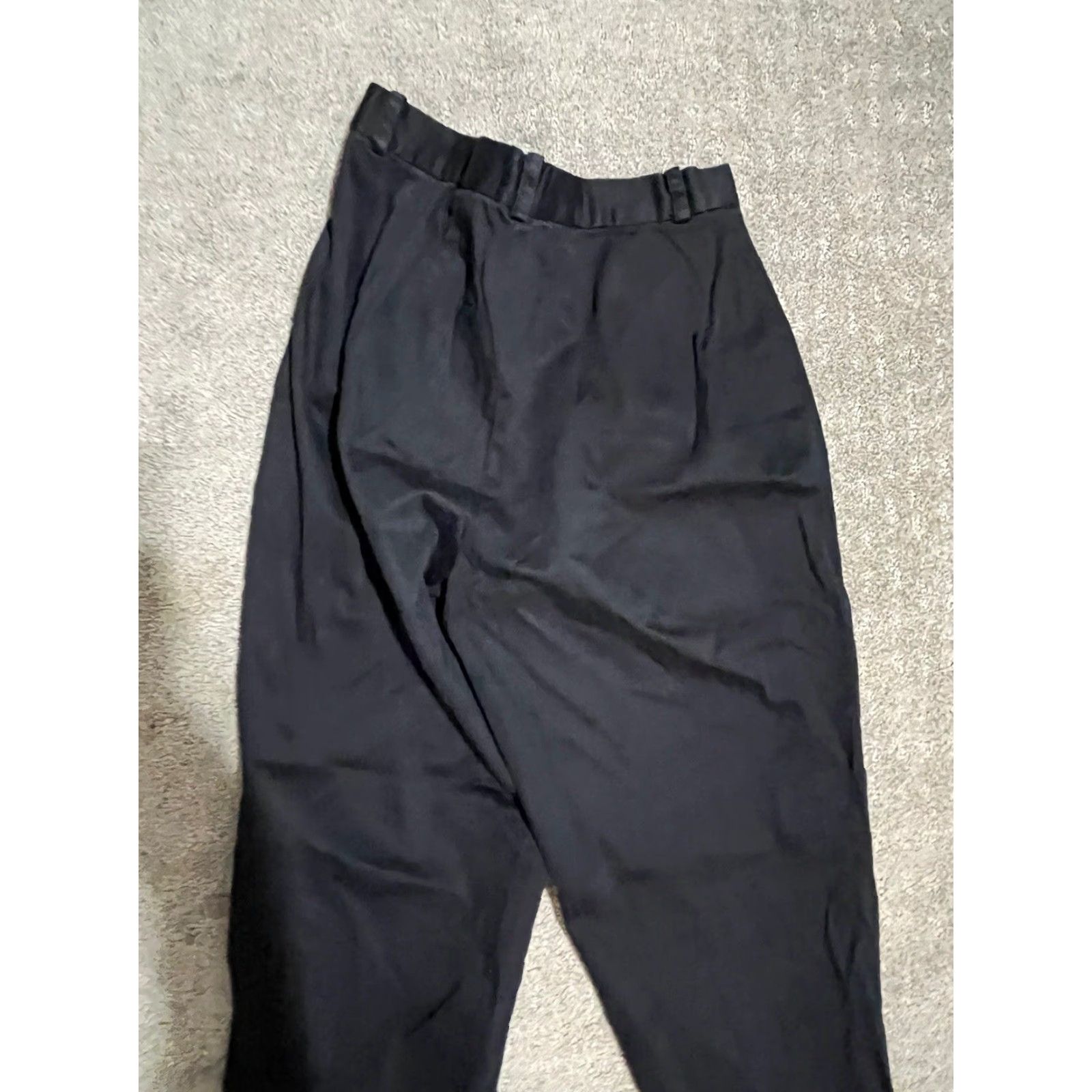 Eddie Bauer Eddie Bauer Pants Womens 4 Black Fit Side Zip Chino Ankle Stretch Size 27" / US 4 / IT 40 - 4 Thumbnail