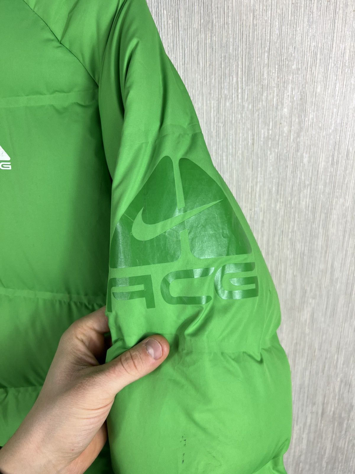 Nike ACG Vintage Nike ACG neon green y2k puffer goose down jacket Size US M / EU 48-50 / 2 - 6 Thumbnail