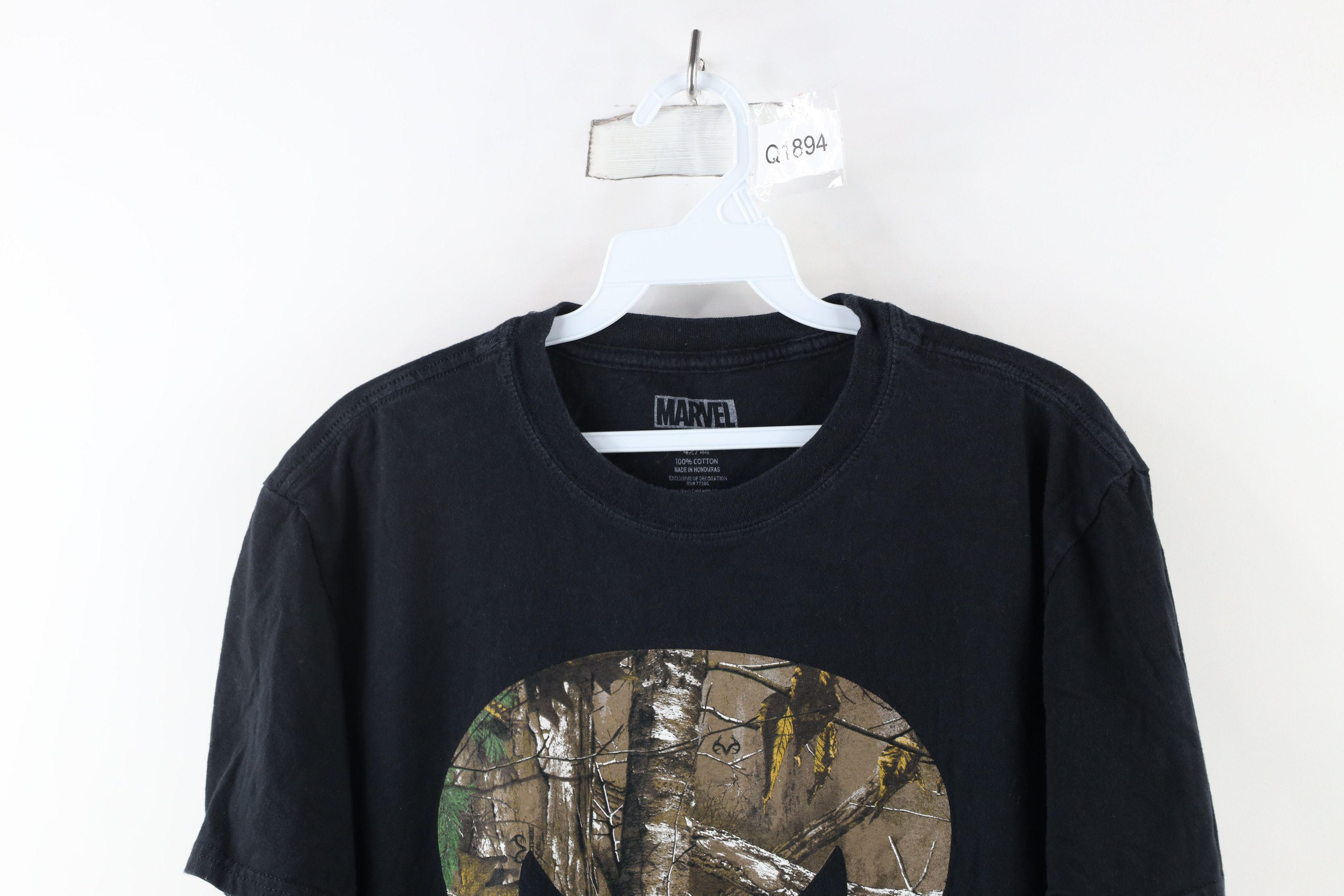 Vintage Retro Marvel Comics Camouflage The Punisher Skull T-Shirt Size US L / EU 52-54 / 3 - 2 Thumbnail
