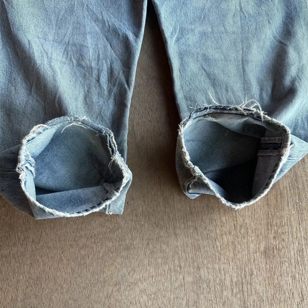 Levi's Made & Crafted LEVI’S MADE & CRAFT DENIM DOUBLE KNEE RIPPED WORK WEAR PANTS Size US 30 / EU 46 - 21 Thumbnail
