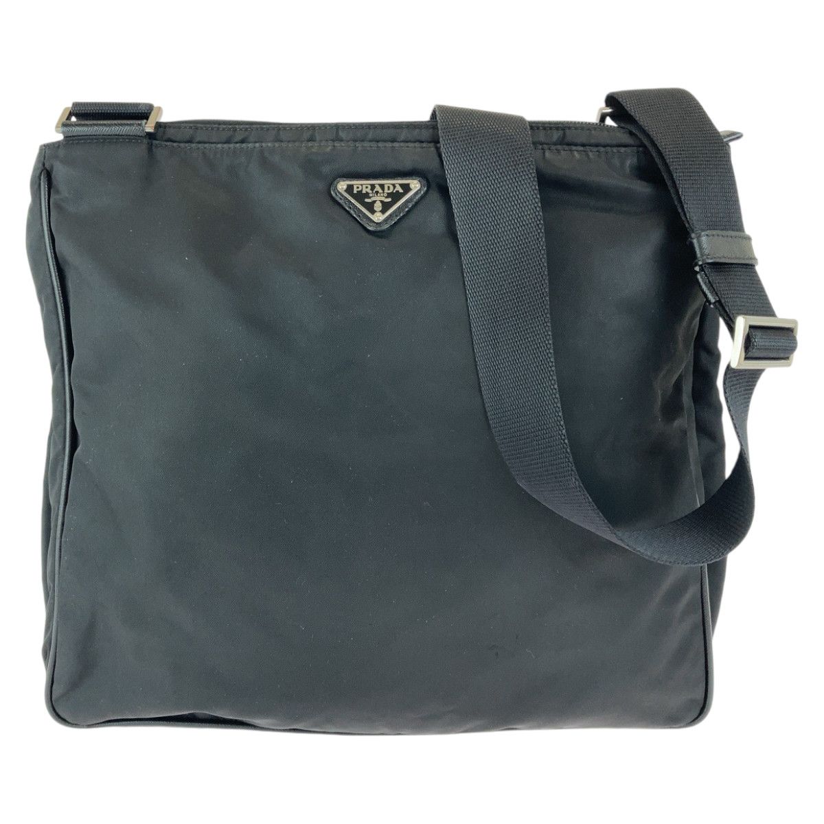 Prada Nylon Triangle Logo Shoulder Messenger Bag 2VH144