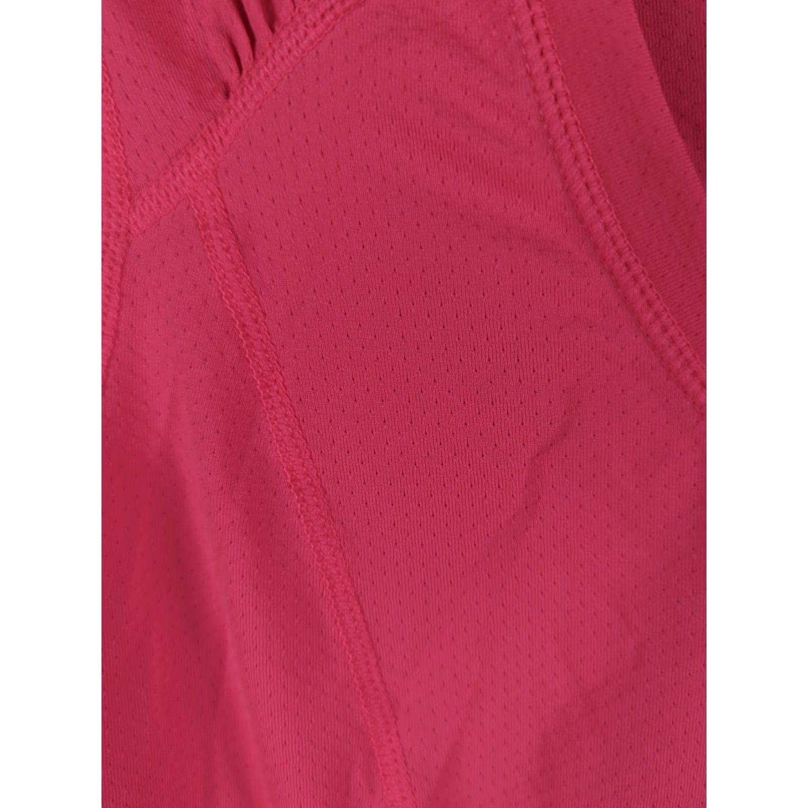 Vintage Zella Top Women's M Hot Pink Pullover Thumbhole Ruched Long Sleeve Athletic Knit Top Top Shirt Sports Gym Running Jogging Athleisure Womens M Pink Size M / US 6-8 / IT 42-44 - 2 Thumbnail