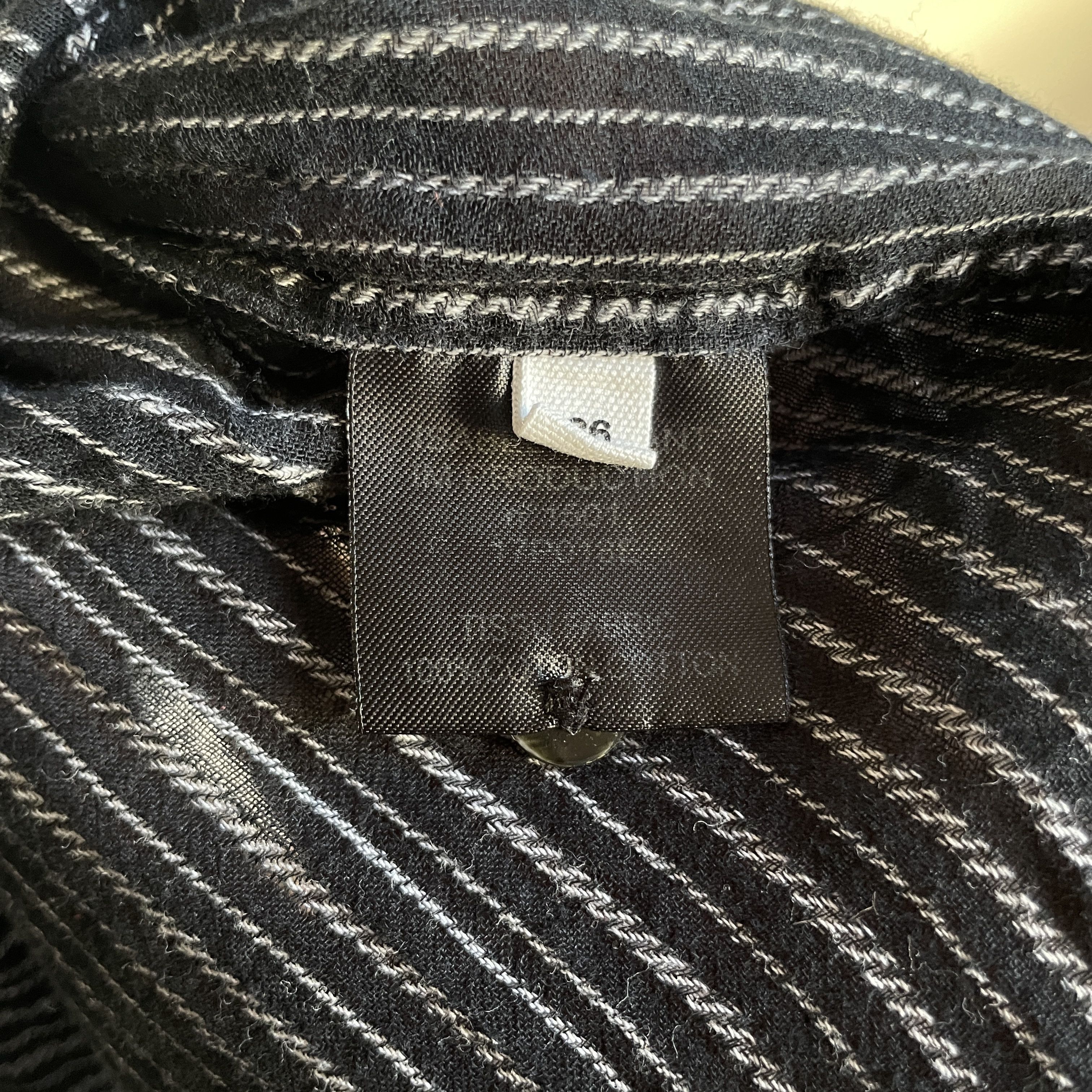 Isabel Marant Etoile Isabel Marant Etoile Collarless Striped Grandad Blouse Size XS / US 0-2 / IT 36-38 - 12 Thumbnail