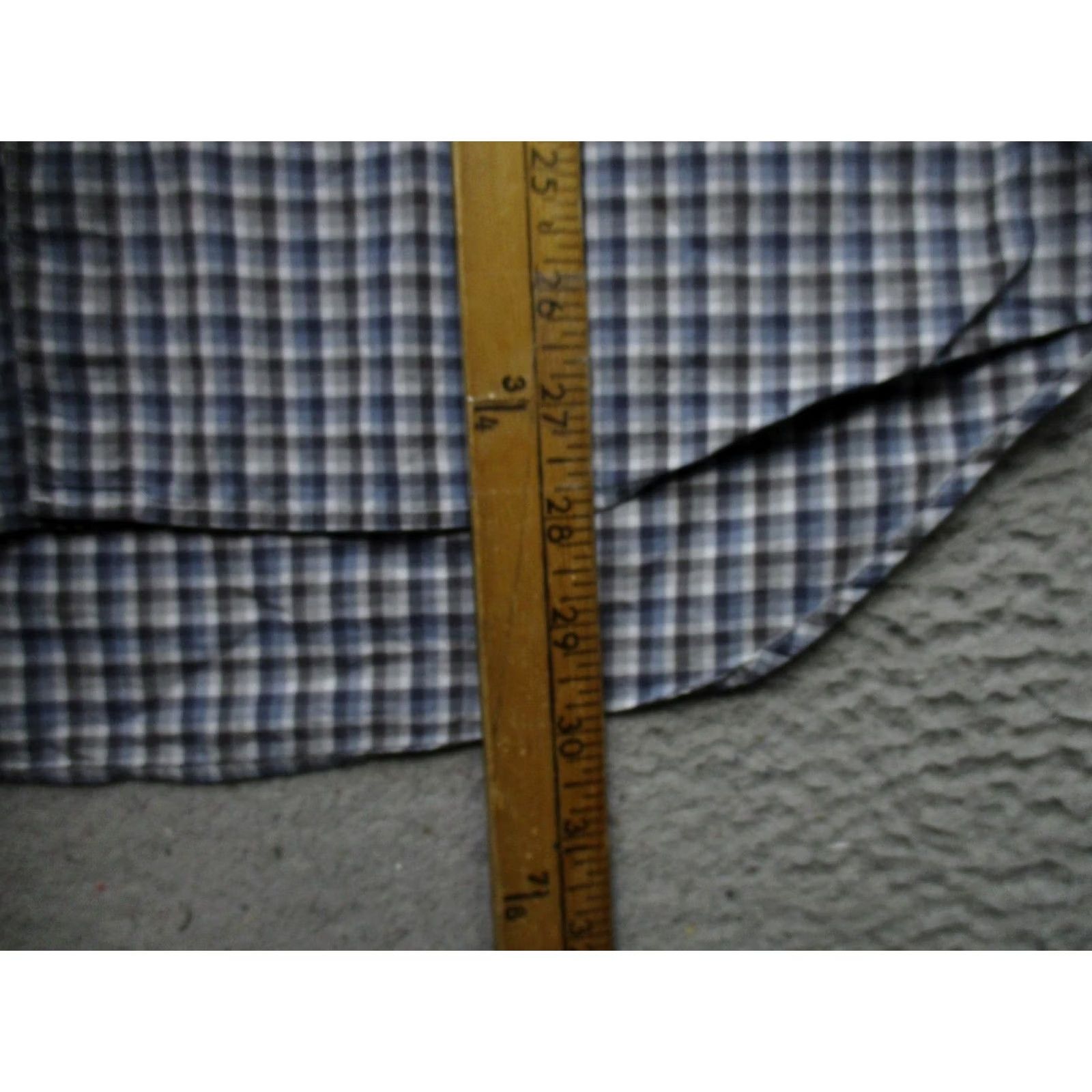 Billy Reid Billy Reid Shirt Mens M Blue Check Long Sleeve Button-Up Cotton Casual Size US M / EU 48-50 / 2 - 5 Thumbnail