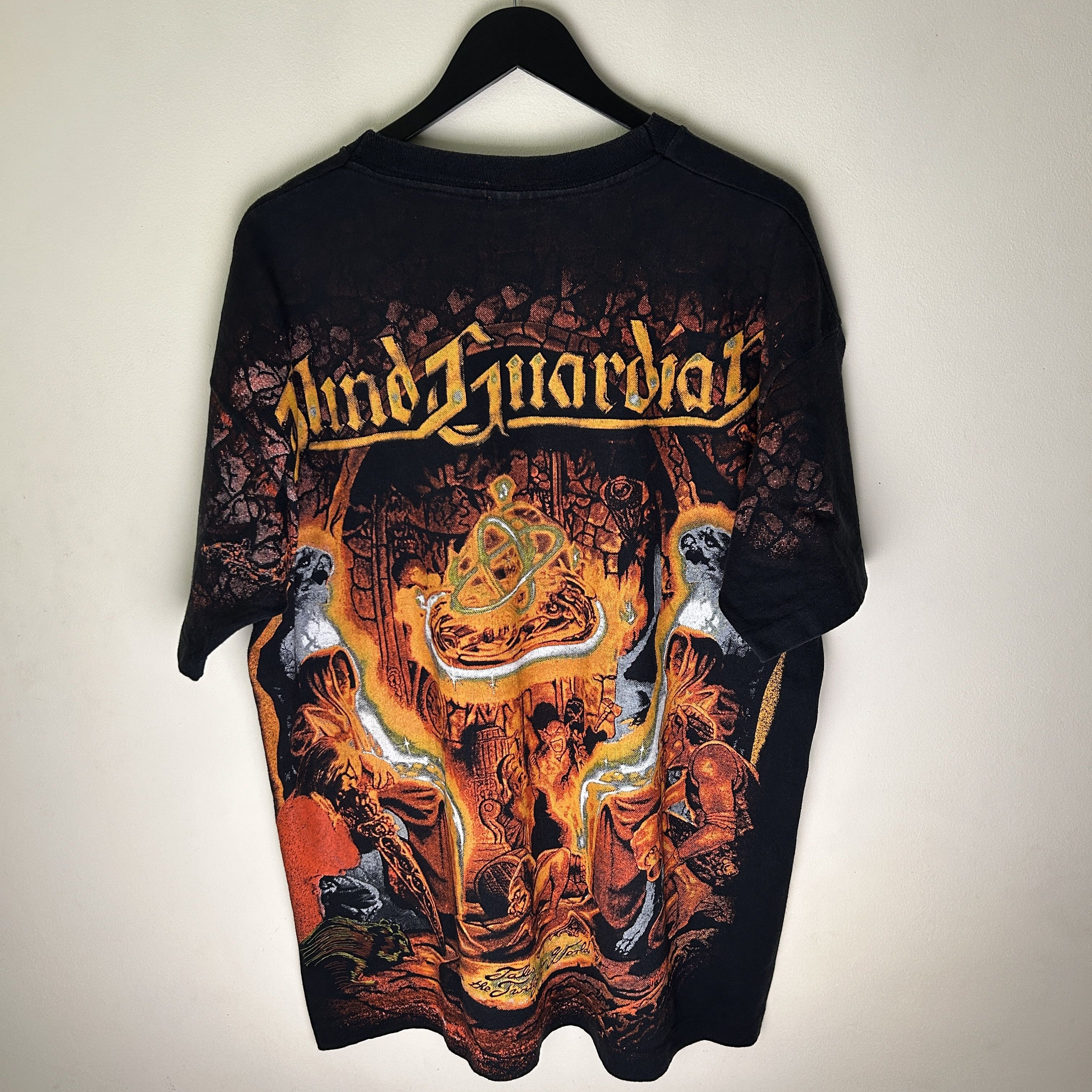 Band Tees Vintage Blind Guardian Allover Print 90’s Band T-shirt Size US XL / EU 56 / 4 - 2 Thumbnail