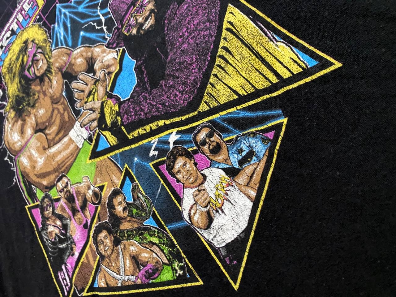 WWE Vintage WWE Big Y2K Print Short Sleeve T-Shirt Size M Size US M / EU 48-50 / 2 - 3 Thumbnail