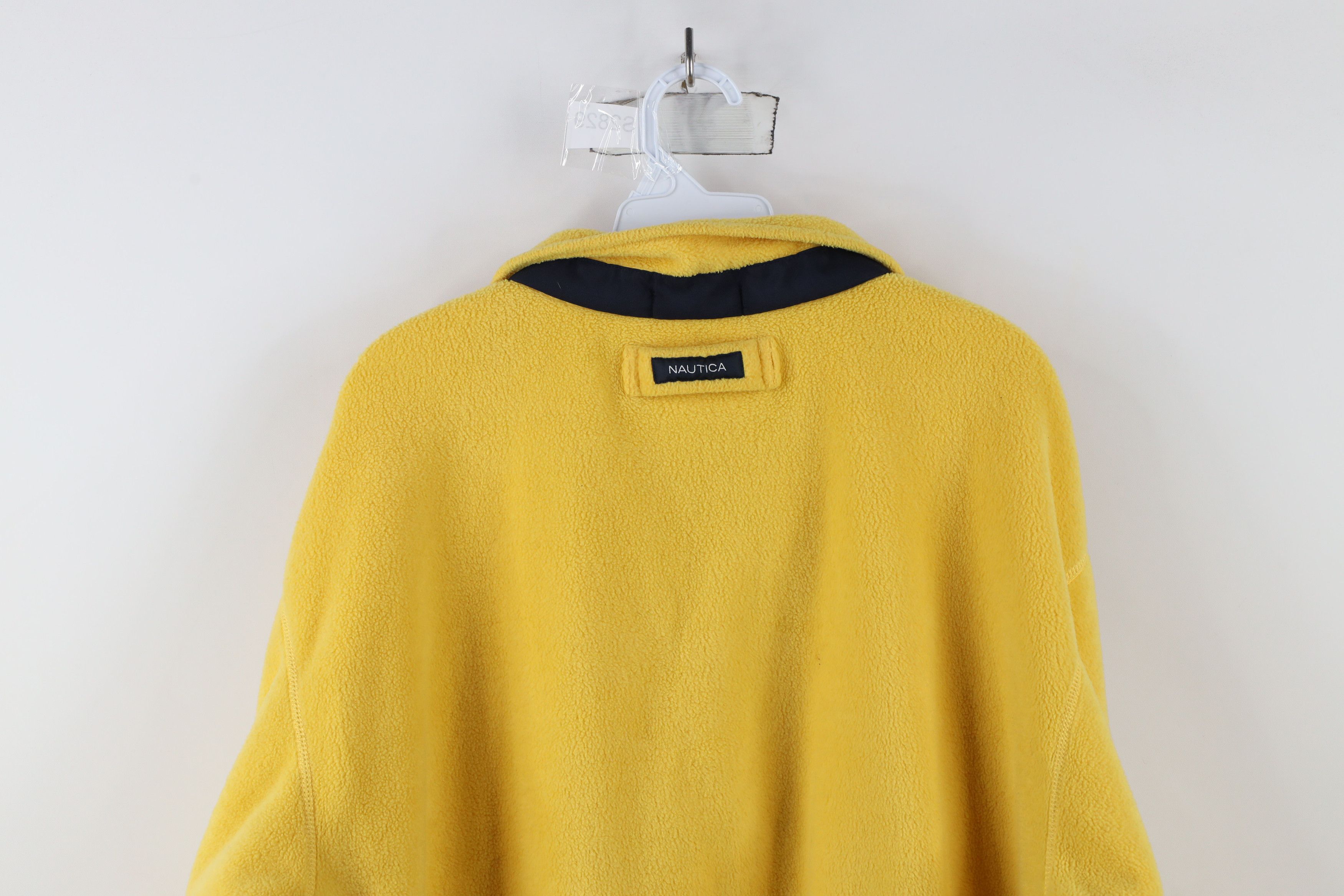 Nautica × Vintage Vintage 90s Nautica Sailboat Zip Fleece Pullover Sweater Size US XL / EU 56 / 4 - 12 Thumbnail